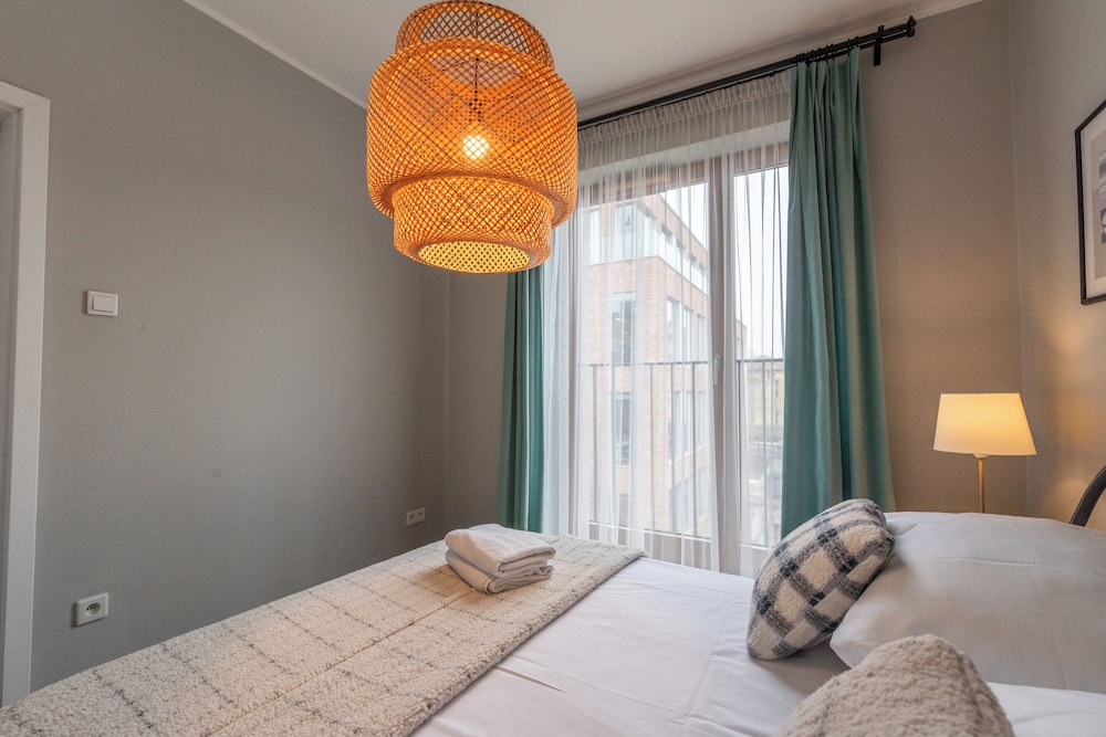 شقة عائلية بسرير مزدوج بإطلالة على الفناء مع أريكة، City Lights Apartments 4/9