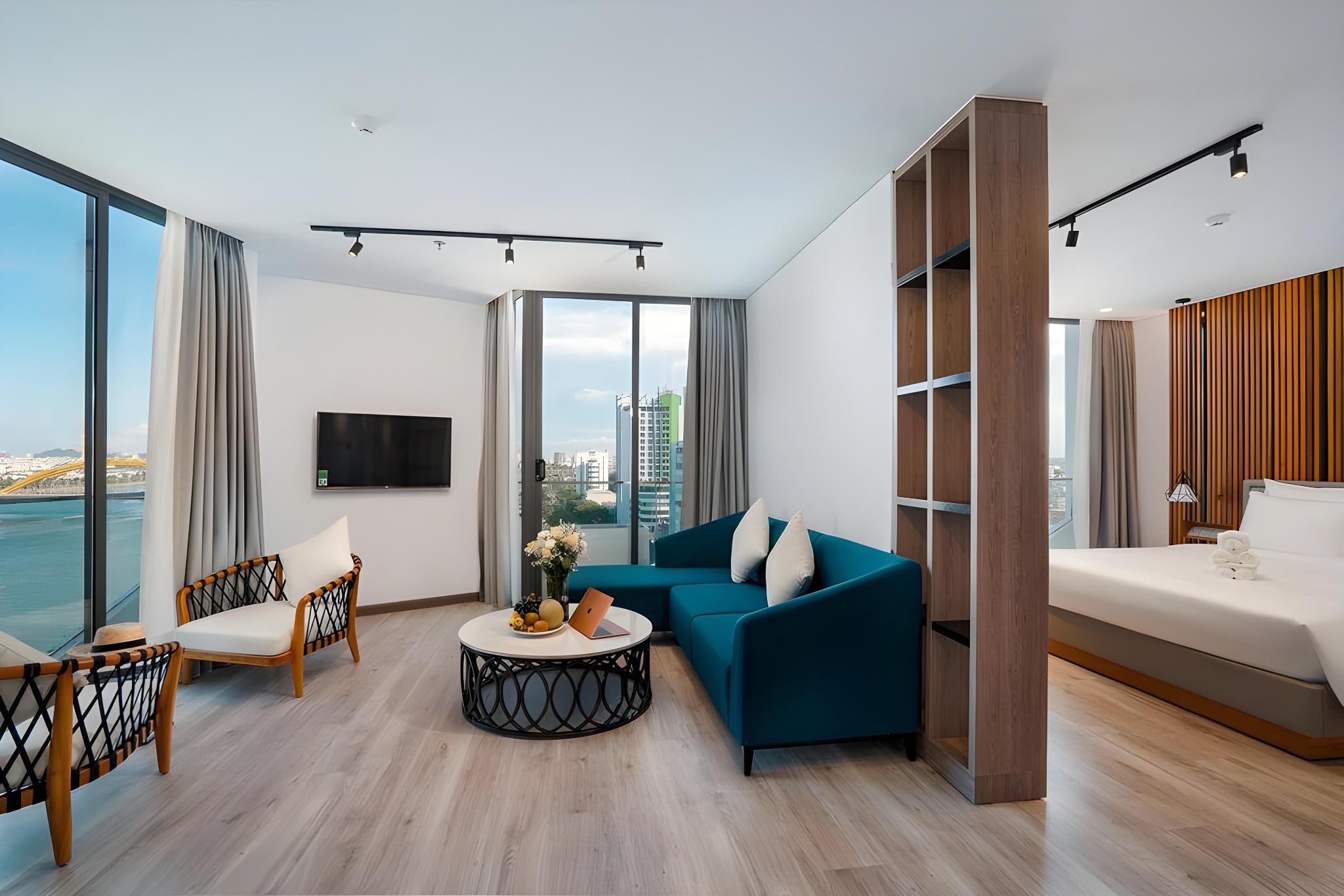 جناح بسرير كوين، HAIAN Riverfront Hotel 3/4