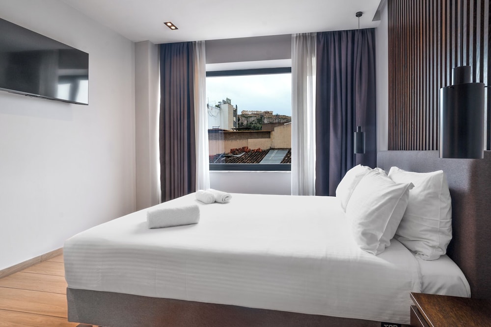 Junior Suite, King Bed, Acropolis View, Sofa
