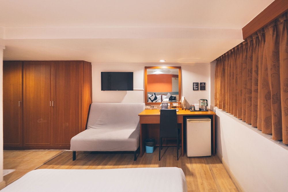 غرفة اقتصادية بسرير مزدوج بإطلالة على المدينة، Atlas Bangkok Hotel 3/7