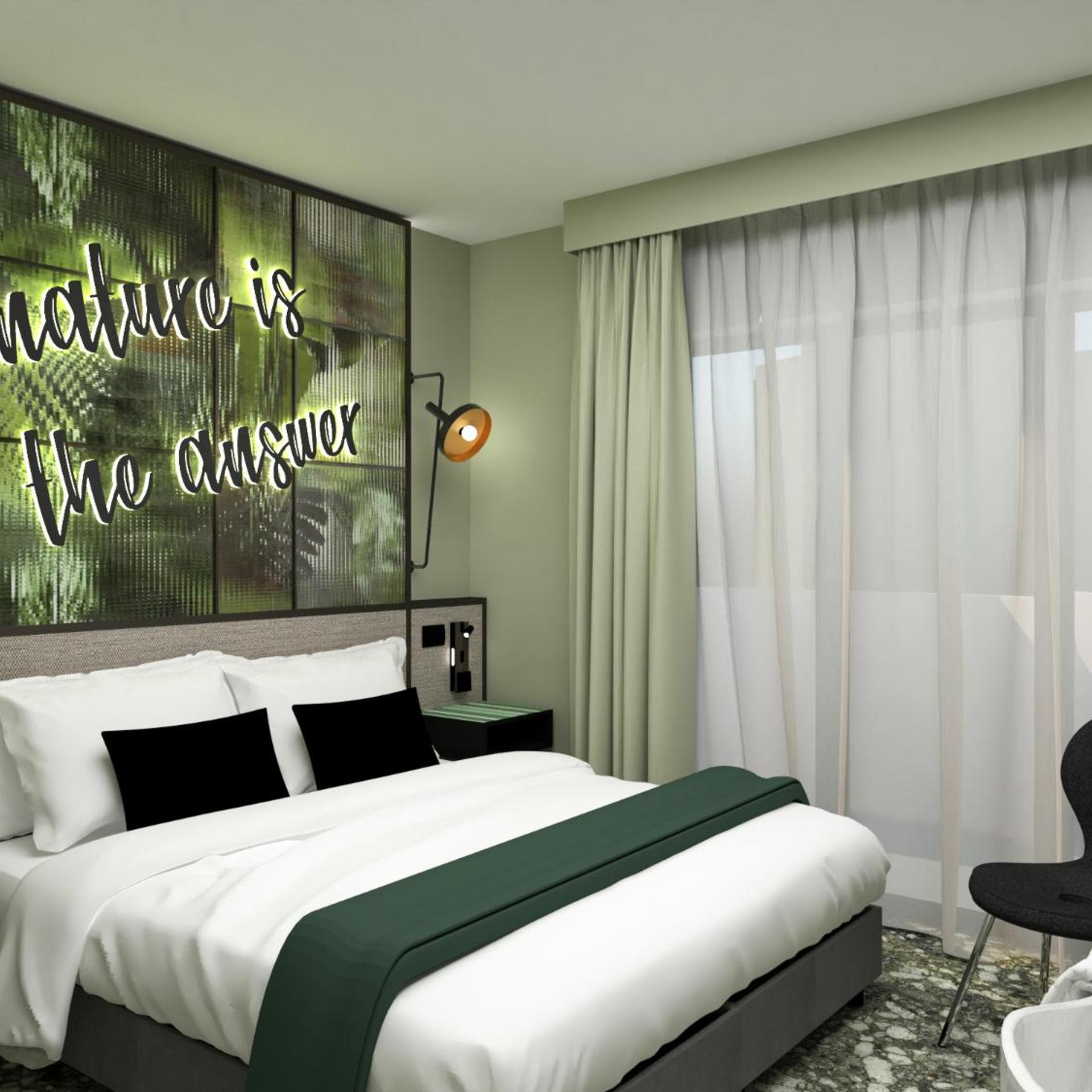 غرفة سوبيريور ديلوكس بسرير كينج، Parc Hotel Flora 8/10
