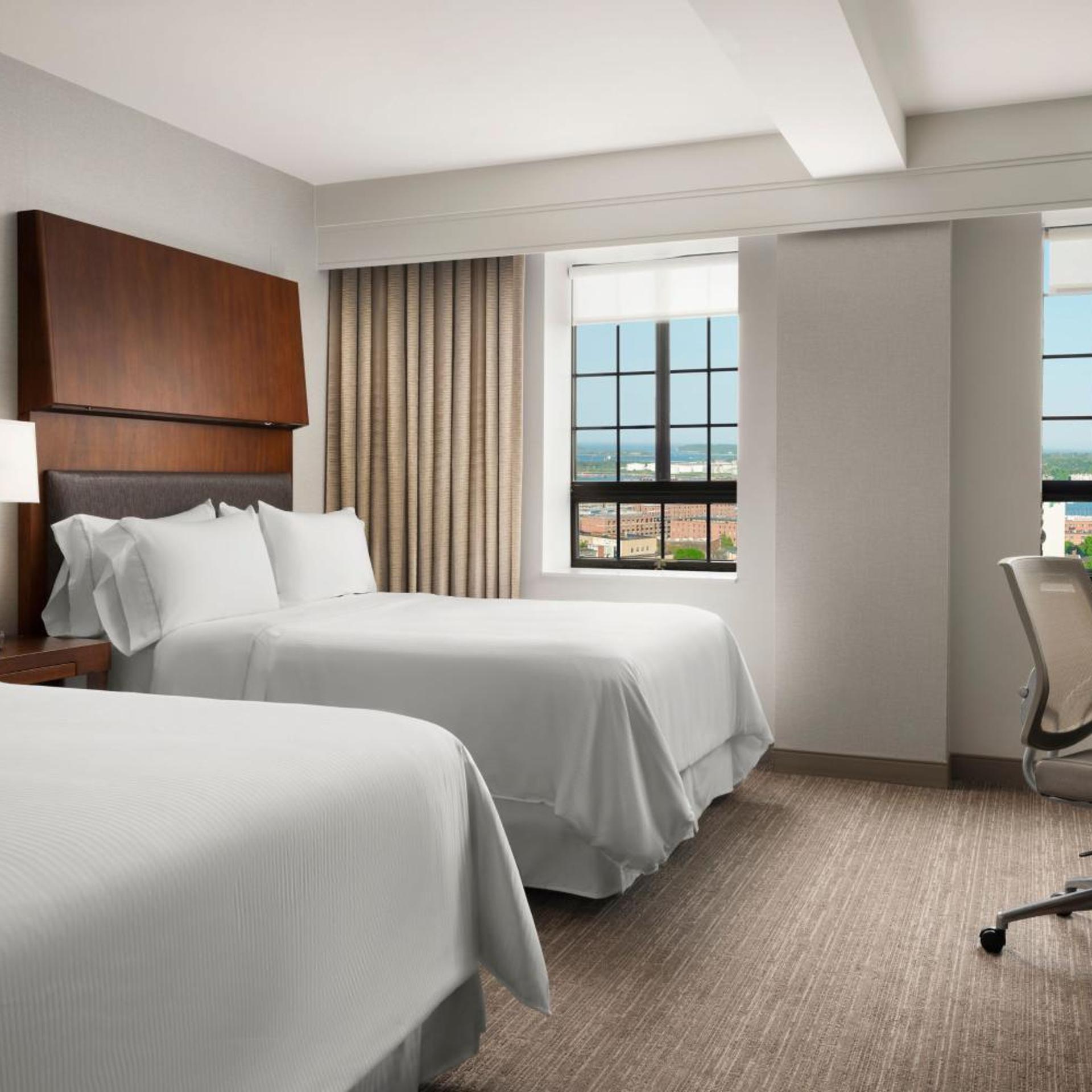 Premium, 2 Double Beds, Harbour View, High Floor