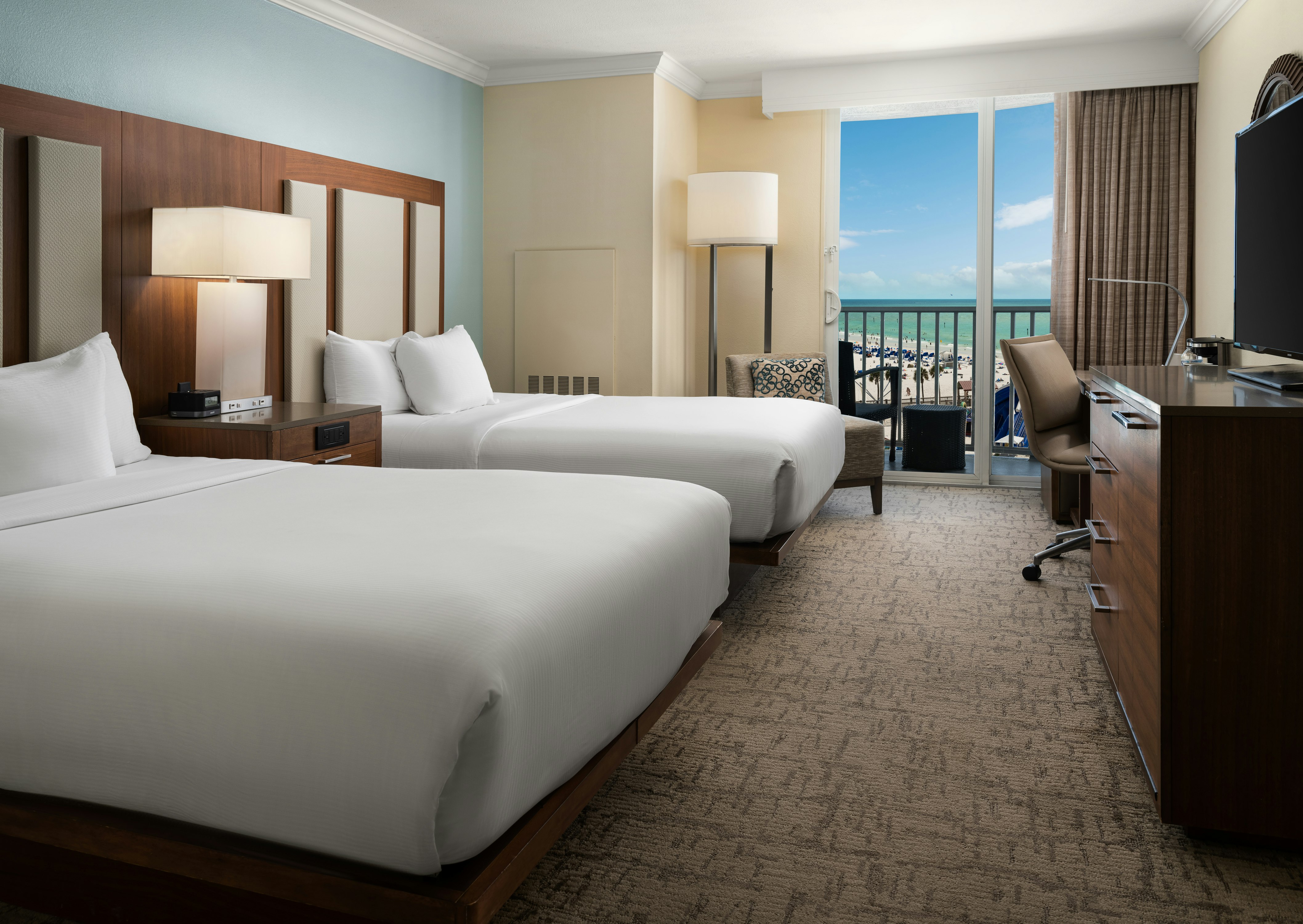 Room, 2 Double Beds, Gulf View