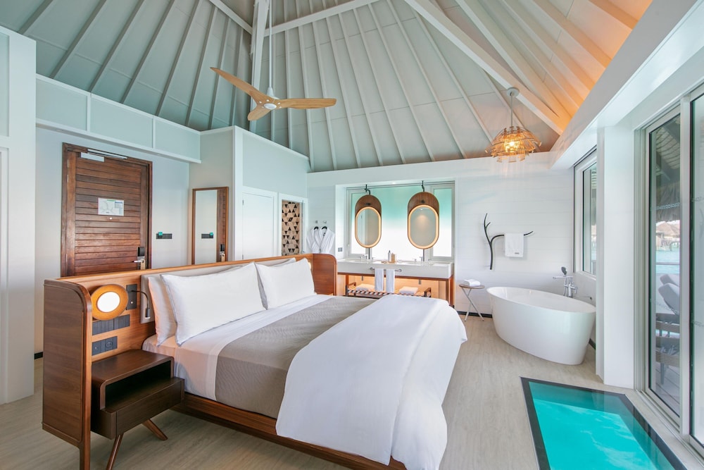 Overwater, Bungalow, King Bed, Terrace