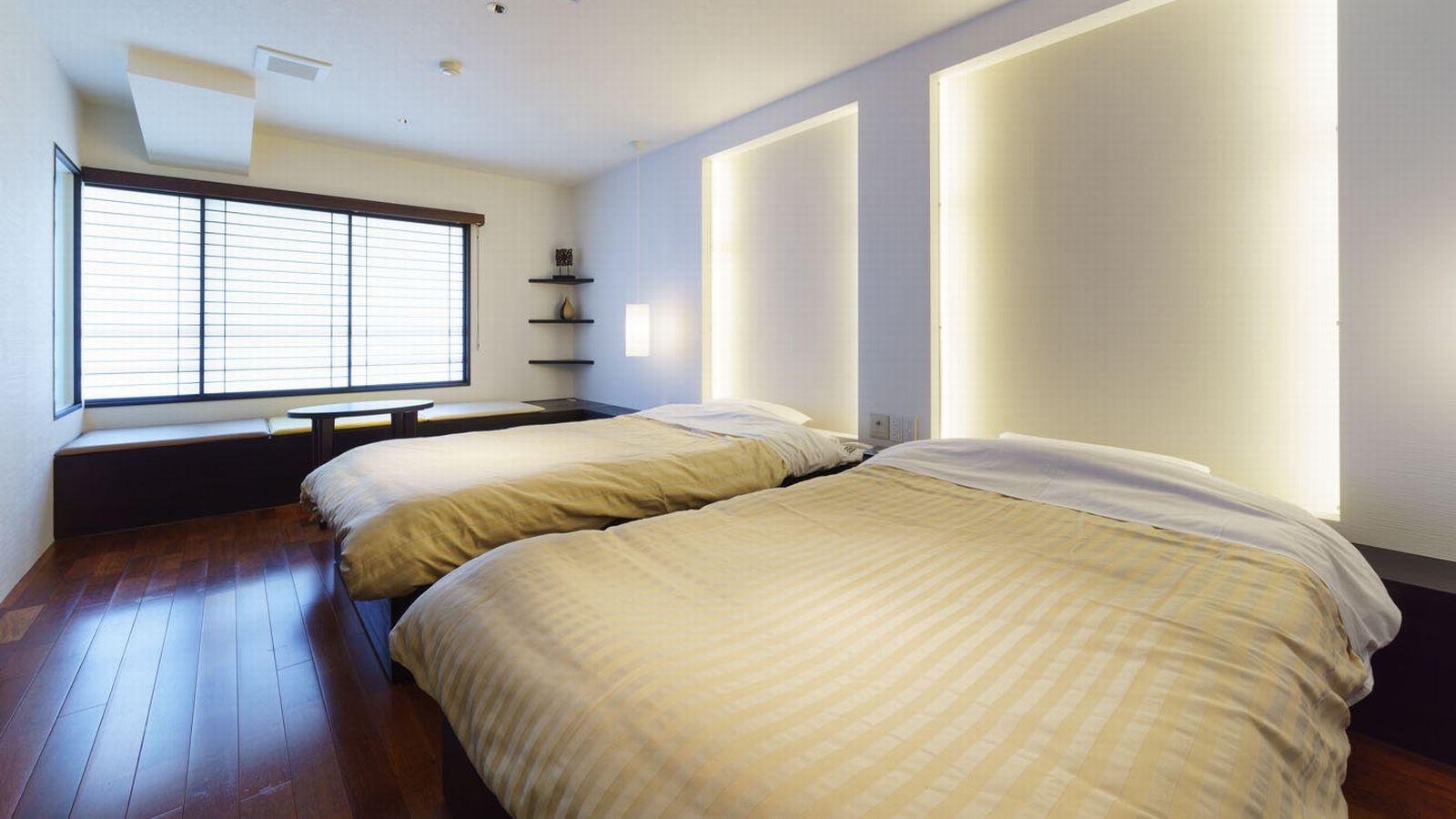 Semi Room, Modern, 2 Semi Double Beds