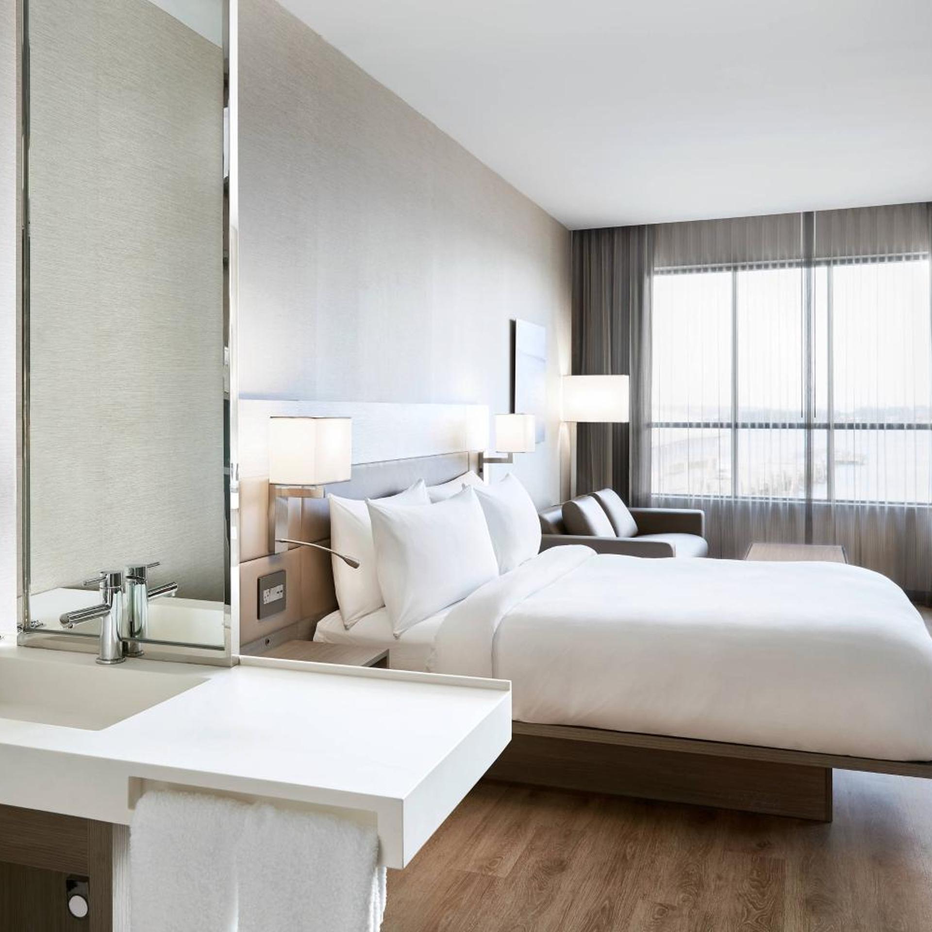 Room, King Bed, Water View, Sofa, Corner