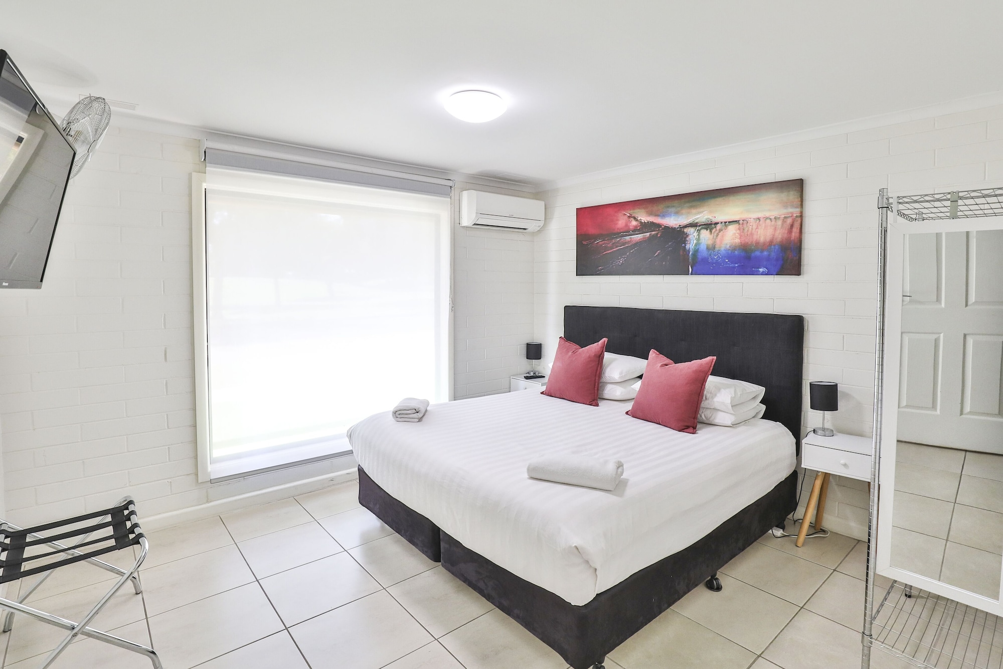 شقة بسرير كينج وسريرين منفصلين بغرفتي نوم، Mildura Holiday Villas 2/5