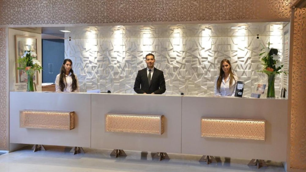 Lobby at Oum Palace, CASABLANCA