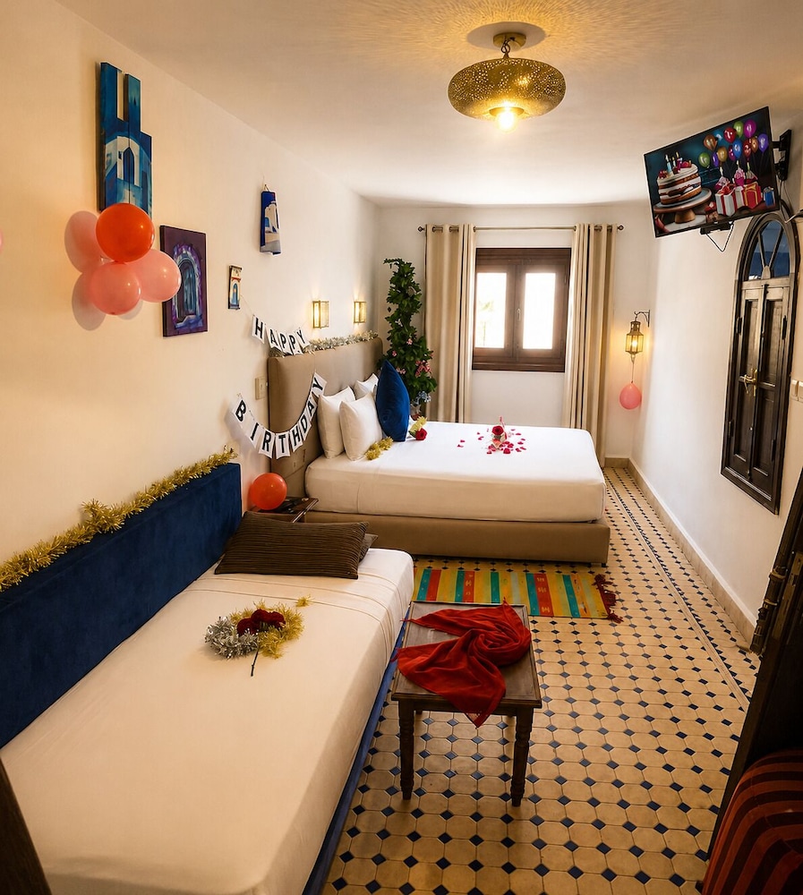 جناح جونيور بسرير كينج وسرير فردي، Riad Zaitouna Chaouen 9/10