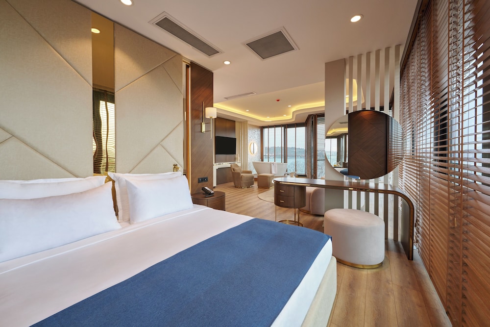 Istanbul, Suite, King Bed, Bosphorus View