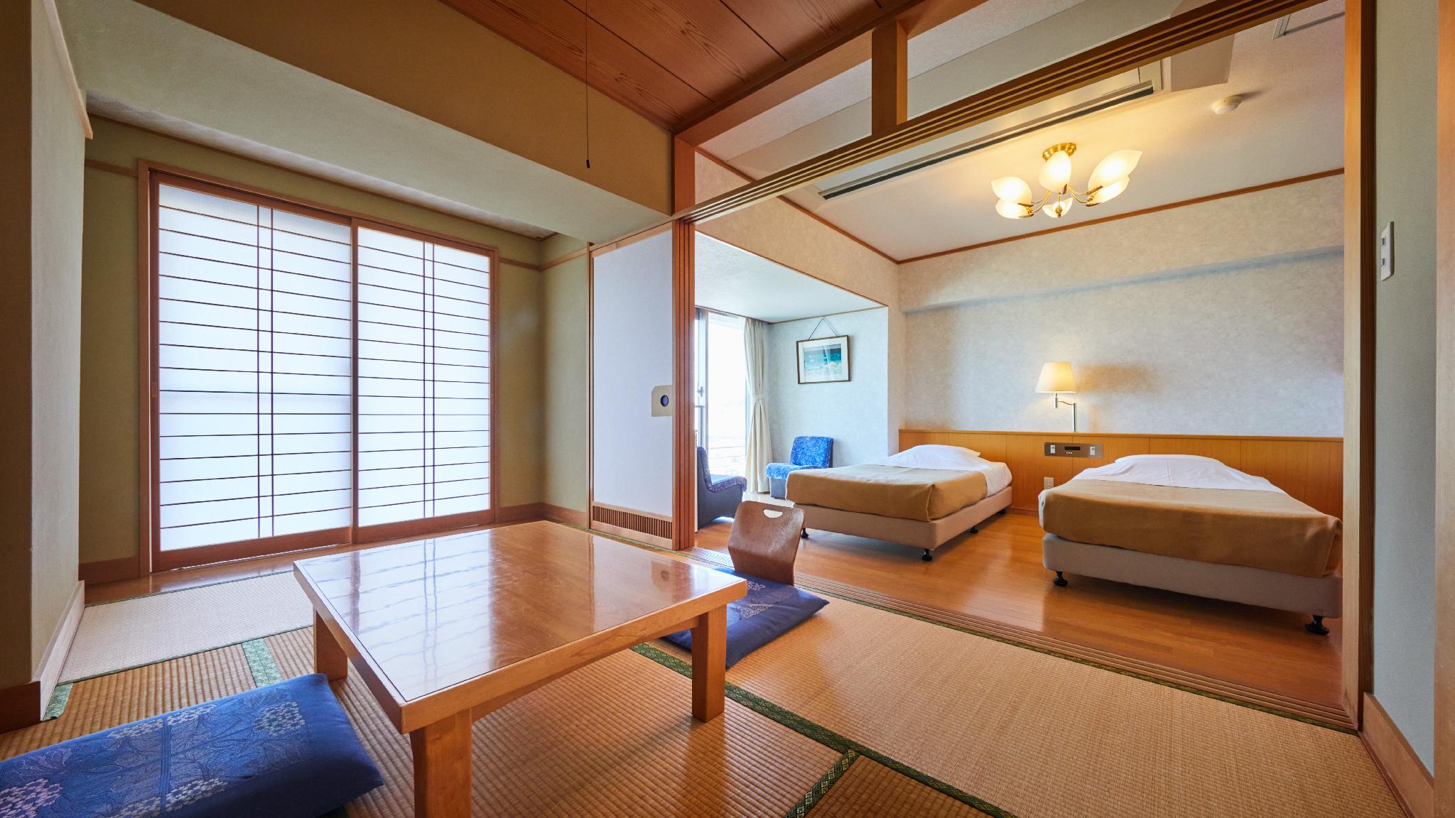 Japanese Western, Universal, Guest Room, Ocean View, Night View