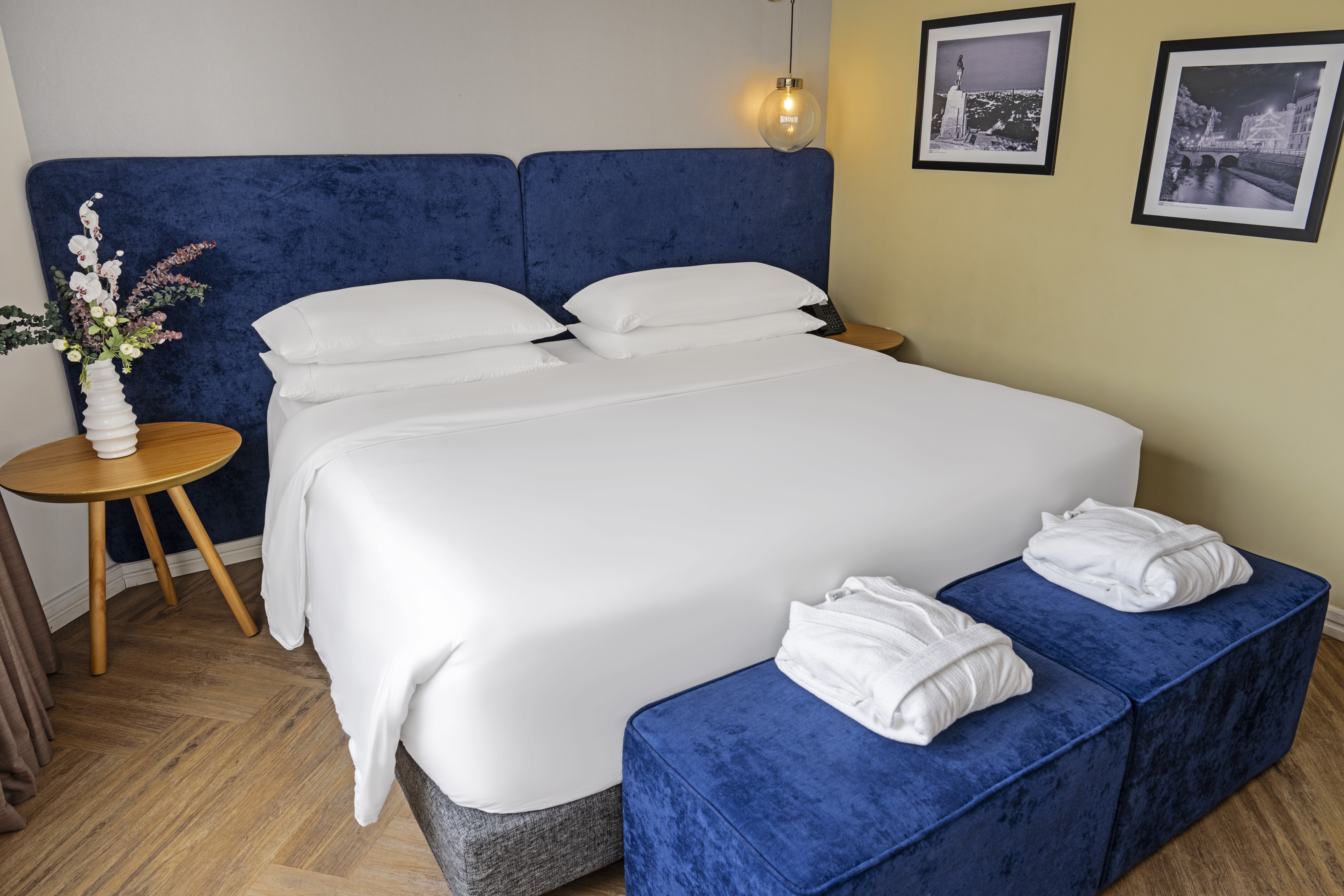 1 King Bed, Studio