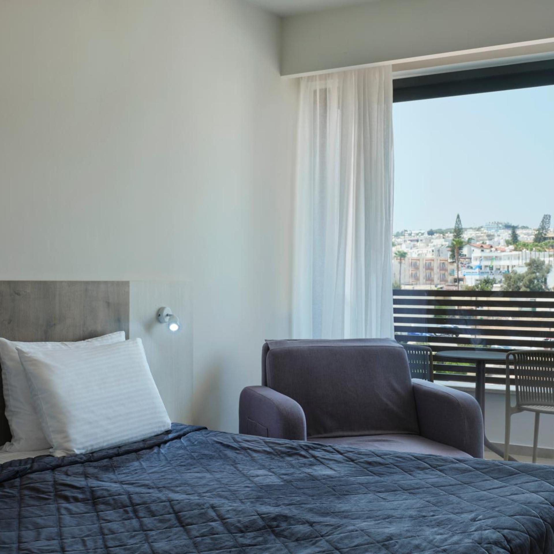 Deluxe, Double Bed, Inland View, Sofa، Atlantica Sancta Napa Resort 3/4