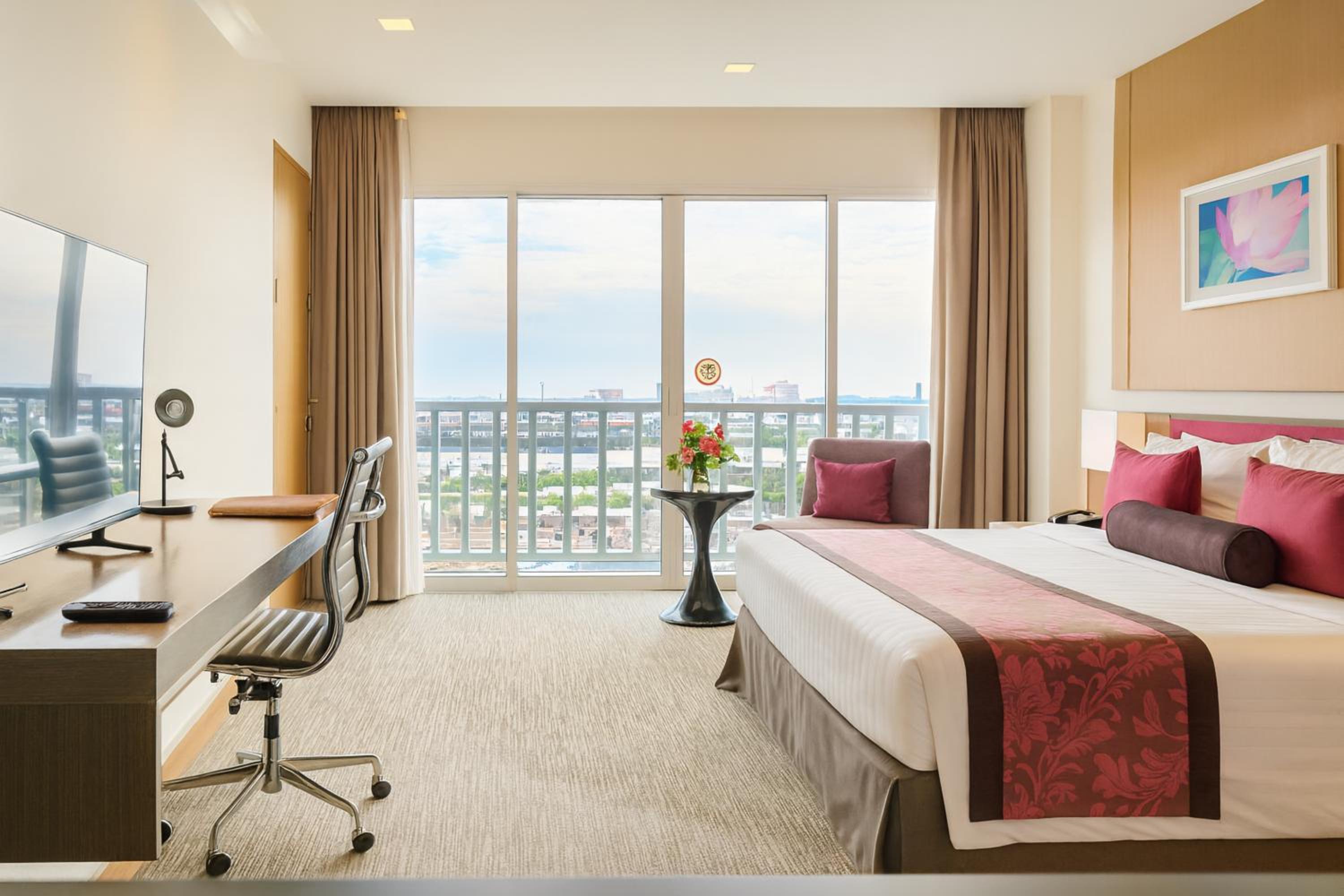 غرفة ديلوكس بسرير كينج، Amaranth Suvarnabhumi Hotel 4/4