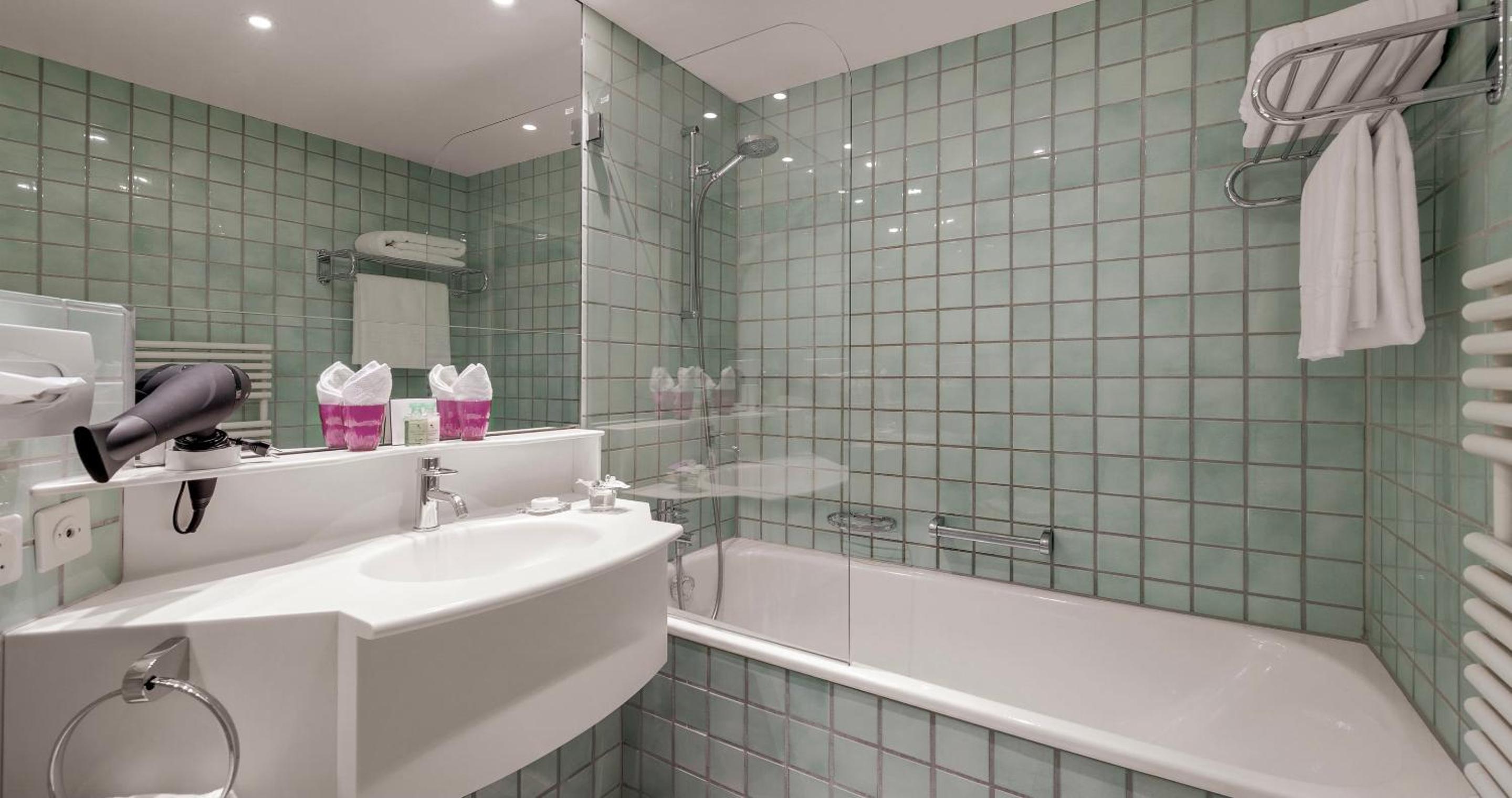 غرفة عائلية بسرير كوين مع أريكة، Hotel Wellenberg 3/3