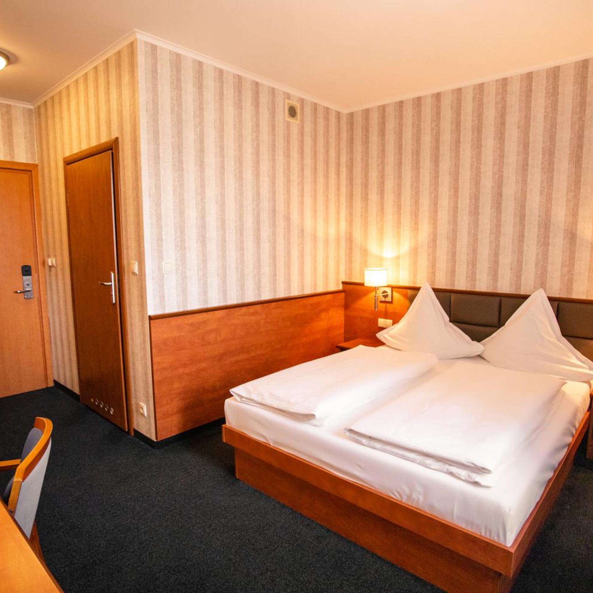 Room, Double Bed, Stair View