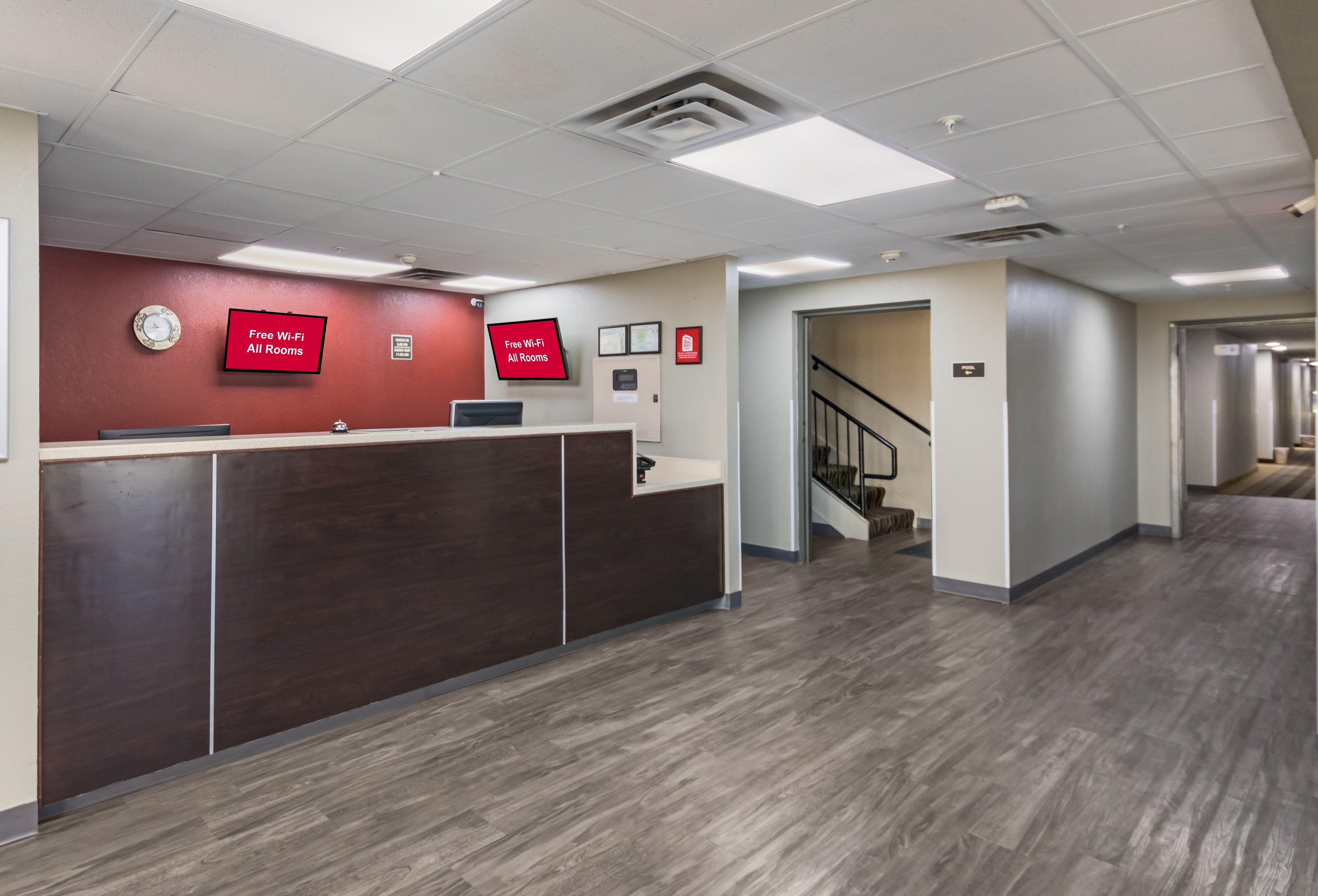 Lobby at Red Roof Inn & Suites Austin East - Manor, MANOR - TX