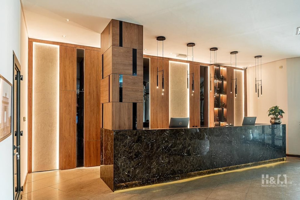 Lobby at Fiesta Royale Hotel, ACCRA