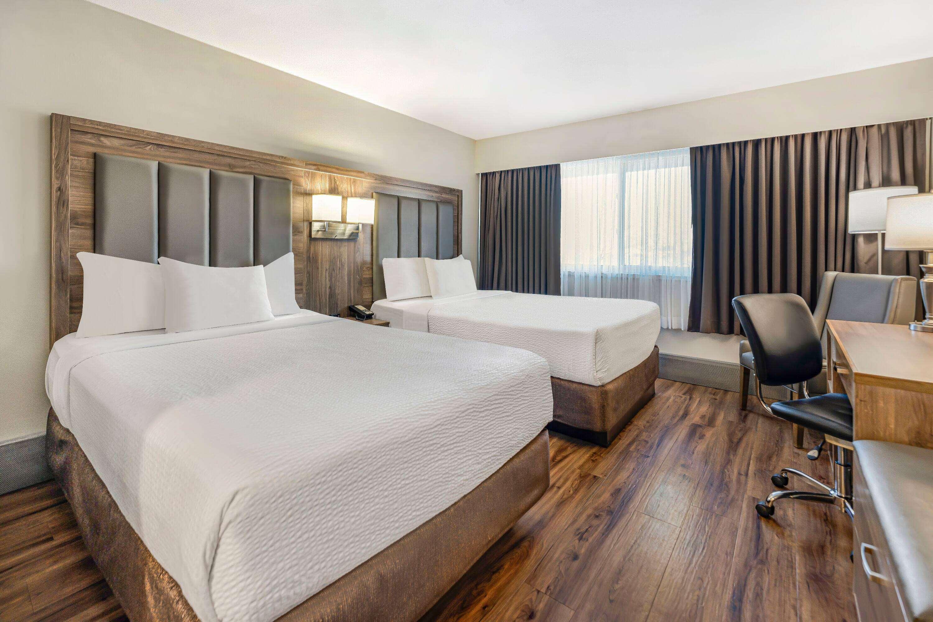 Room, 2 Double Beds, Street View