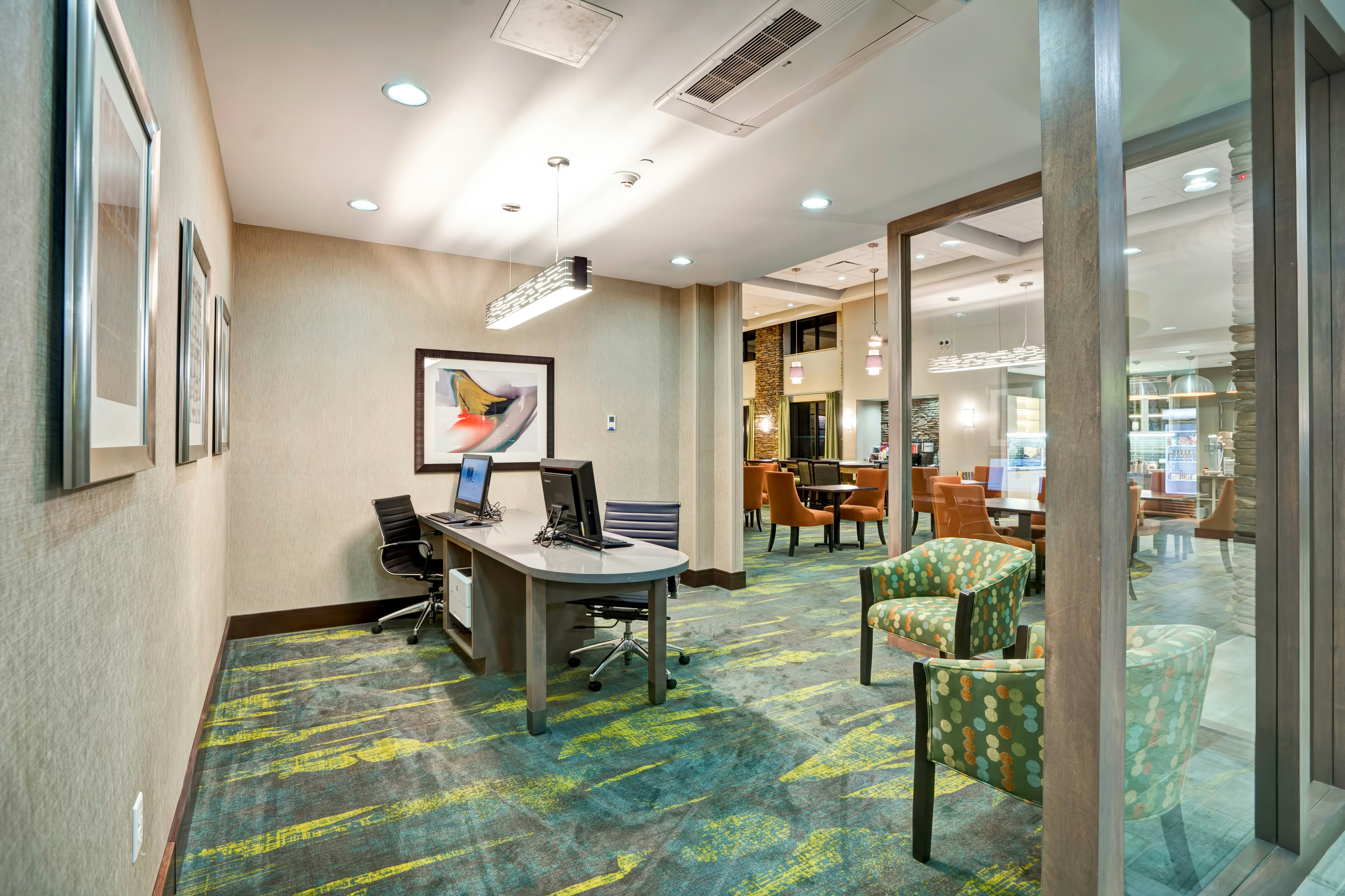 Lobby at HOMEWOOD SUITES BY HILTON CHRISTIANSBURG, CHRISTIANSBURG - VA