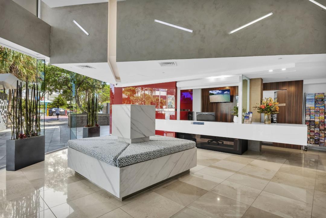 Lobby at Reflections Coolangatta Beach, GOLD COAST