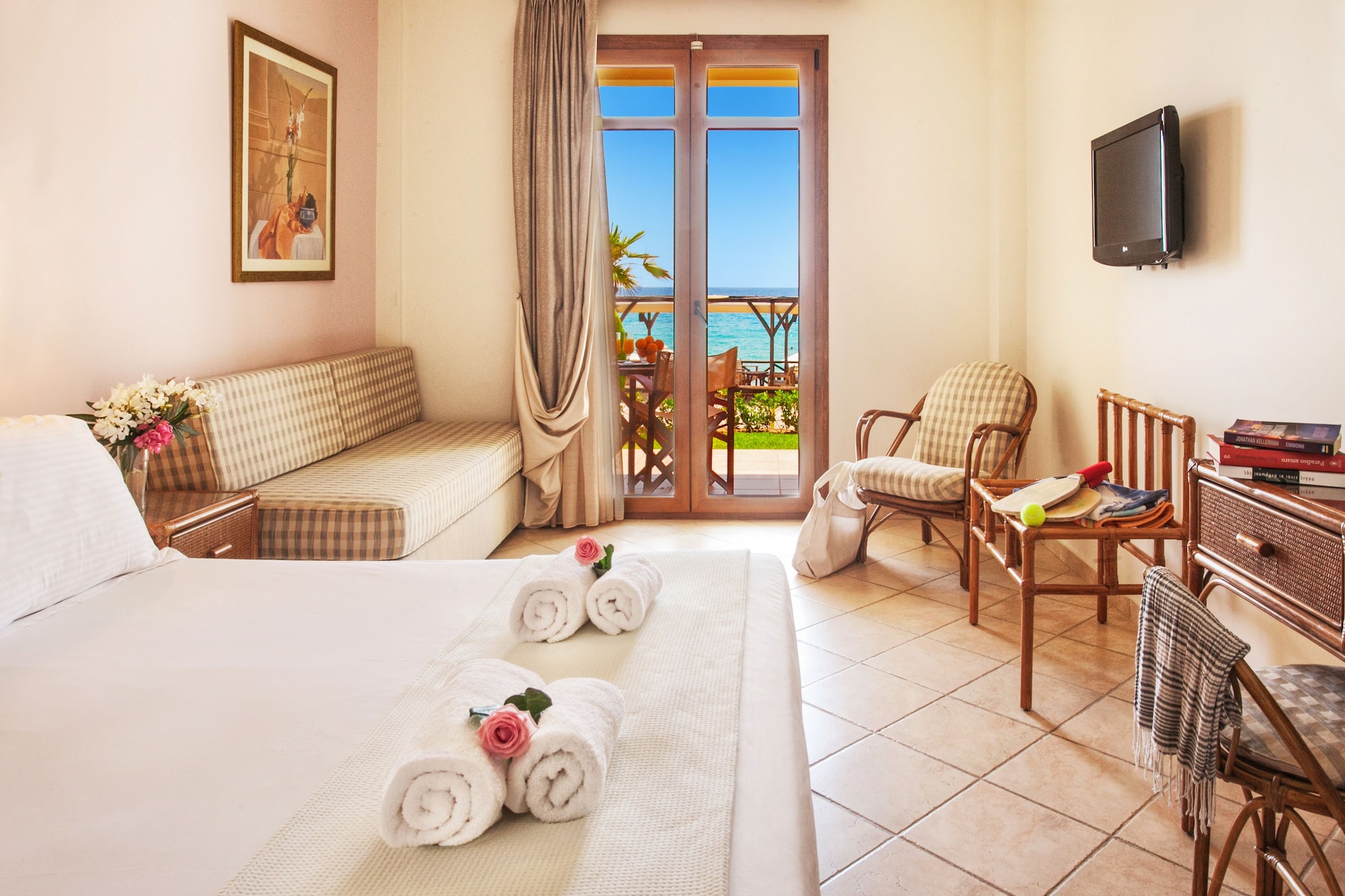 ROOM, DOUBLE BED, SEA VIEW, PATIO