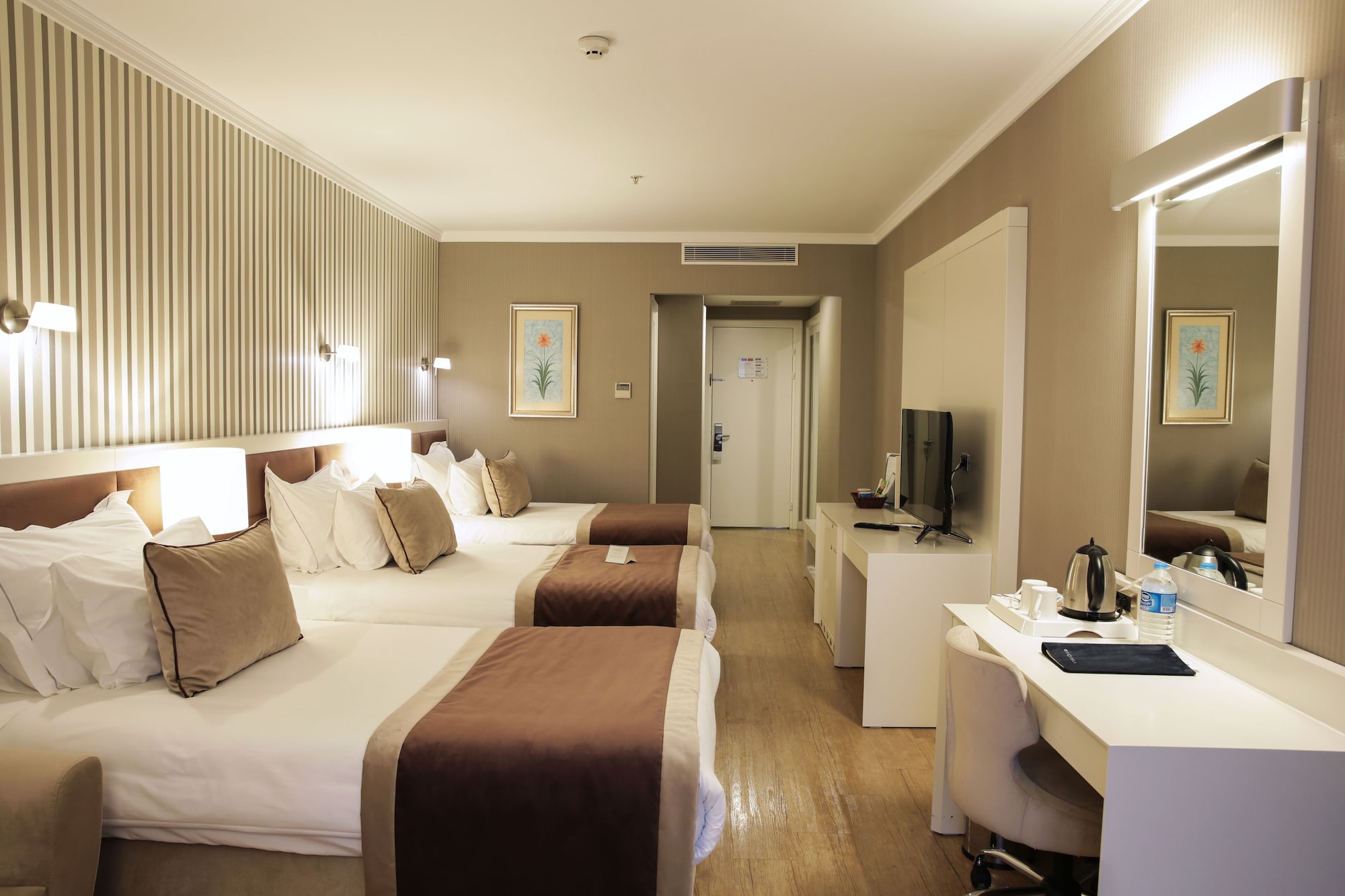 Room, Triple, 1 Double and 1 Single Bed, Murphy Bed، Byotell Hotel Istanbul 5/10