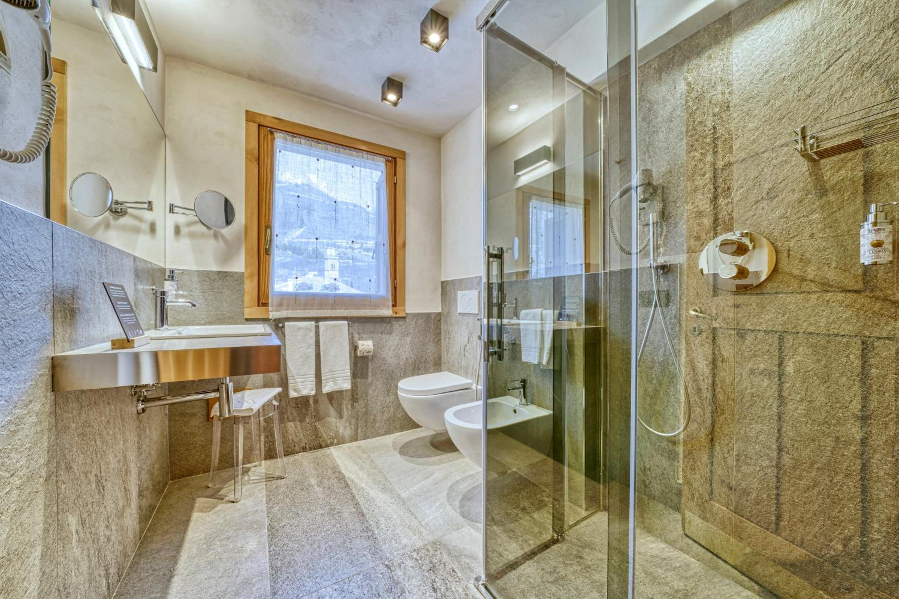 غرفة بسرير مزدوج أو سريرين منفصلين، Hotel Sant Orso 2/2