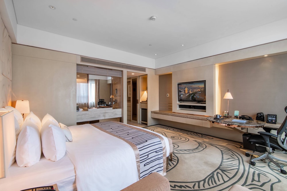 غرفة بانورامية بسرير كوين بإطلالة على الجبل، Grand Pacific Hotel Ningbo 6/10