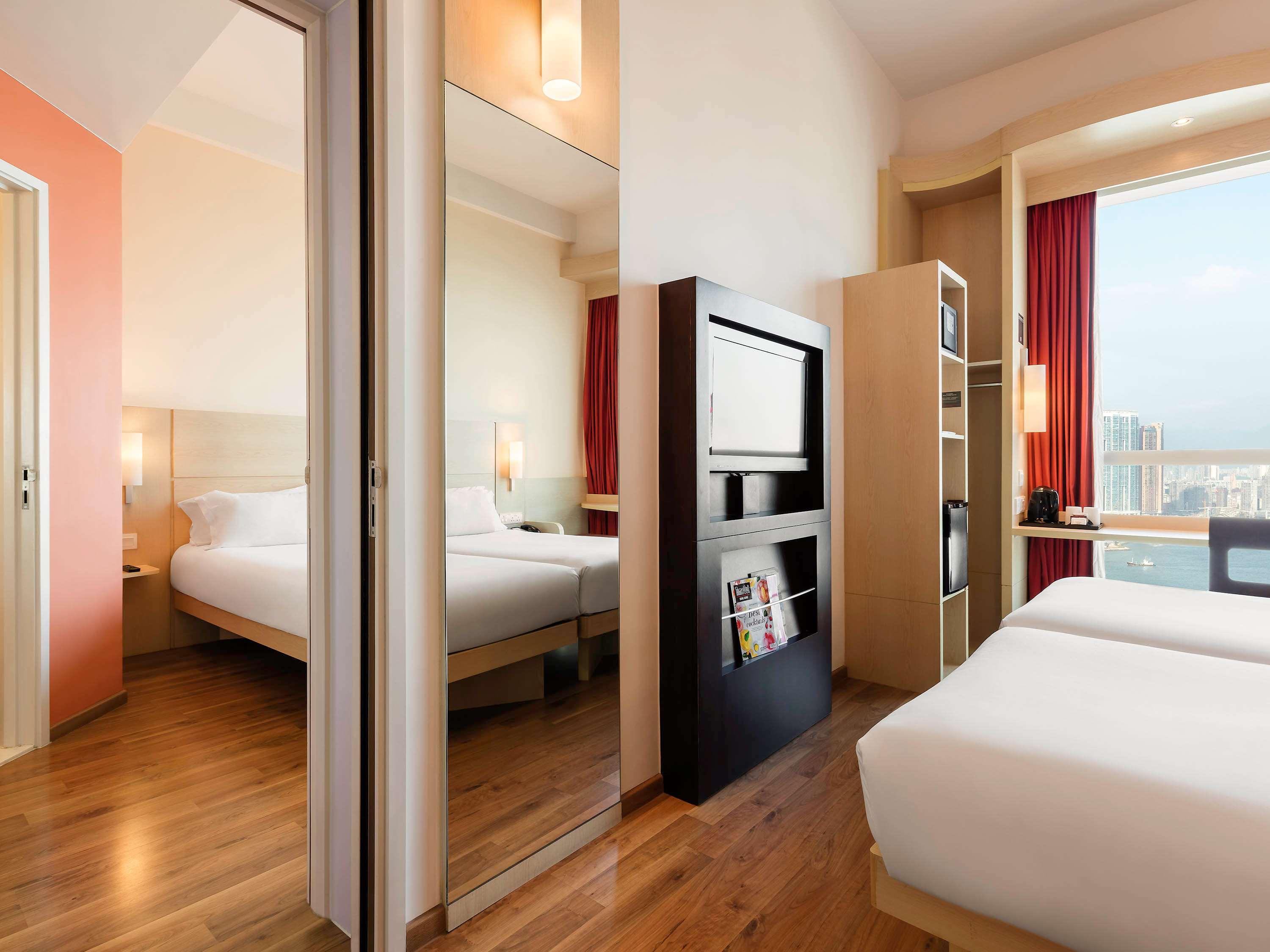 غرفة عائلية بسرير كوين، Ibis Hong Kong Central & Sheung Wan Hotel 3/4