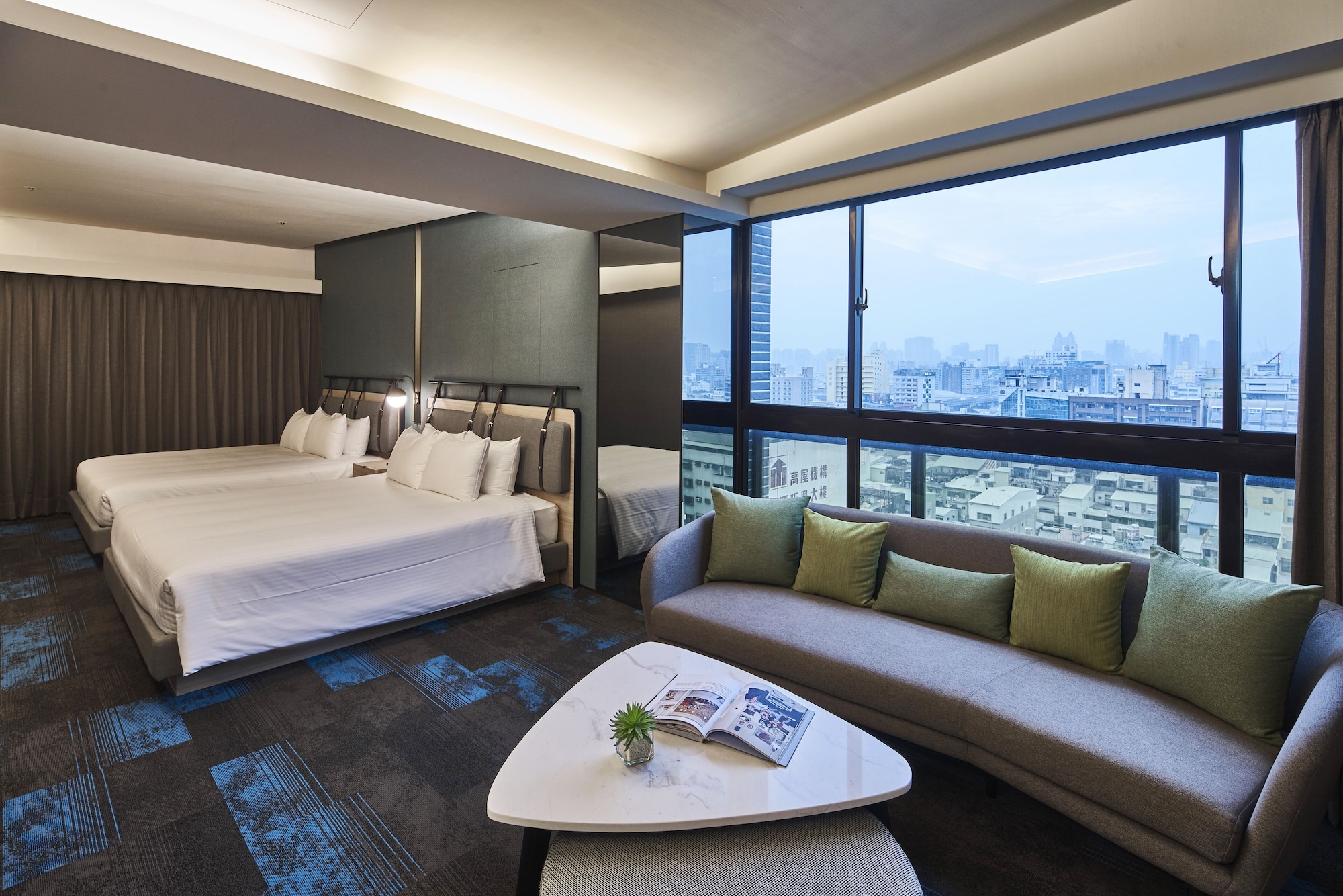 جناح عائلي تنفيذي بسريرين كوين، Kung Shang Design Hotel 10/10