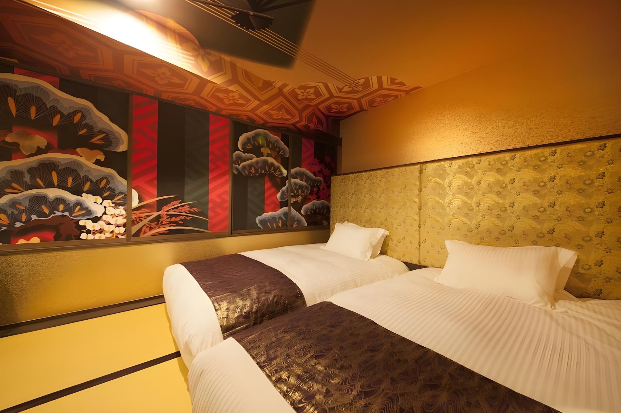 Semi Room, Japanese, Kabuki, Family, 2 Semi Double Beds, Main Building