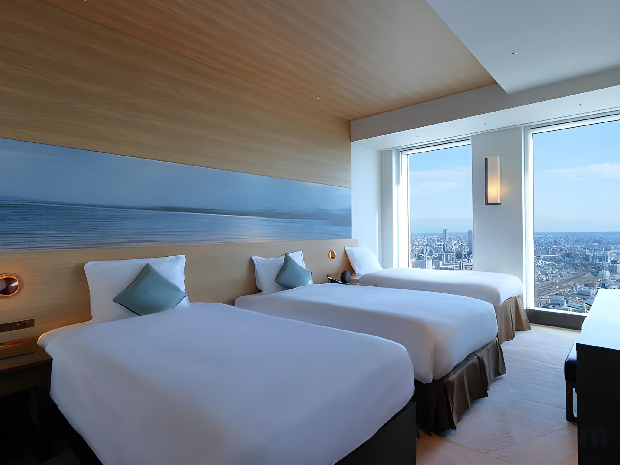 Semi Room, Sky, 2 Semi Double Beds