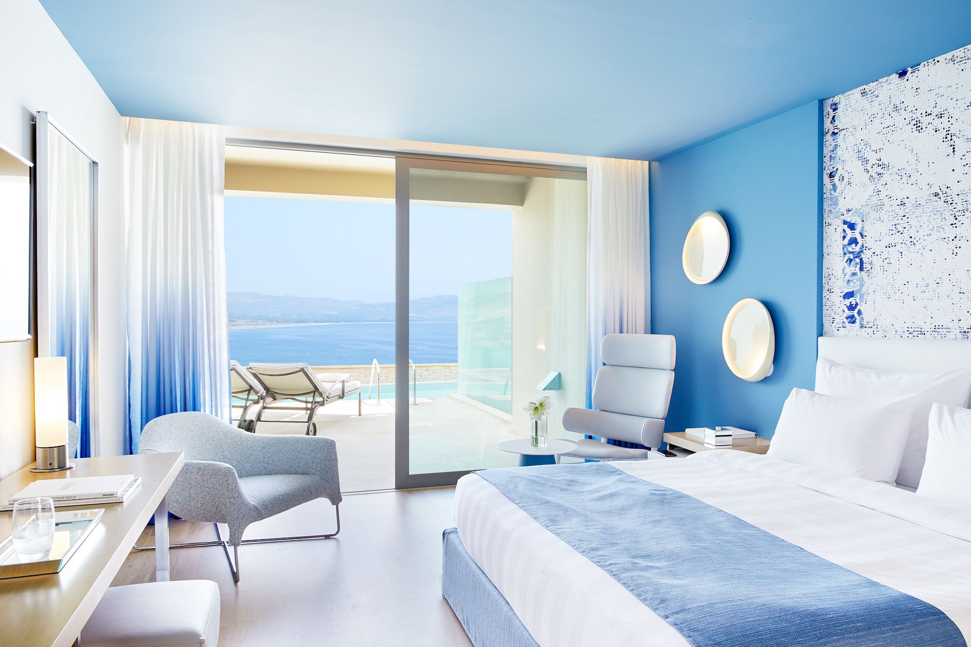 ROOM, DOUBLE BED, SEA VIEW, SHARED POOL