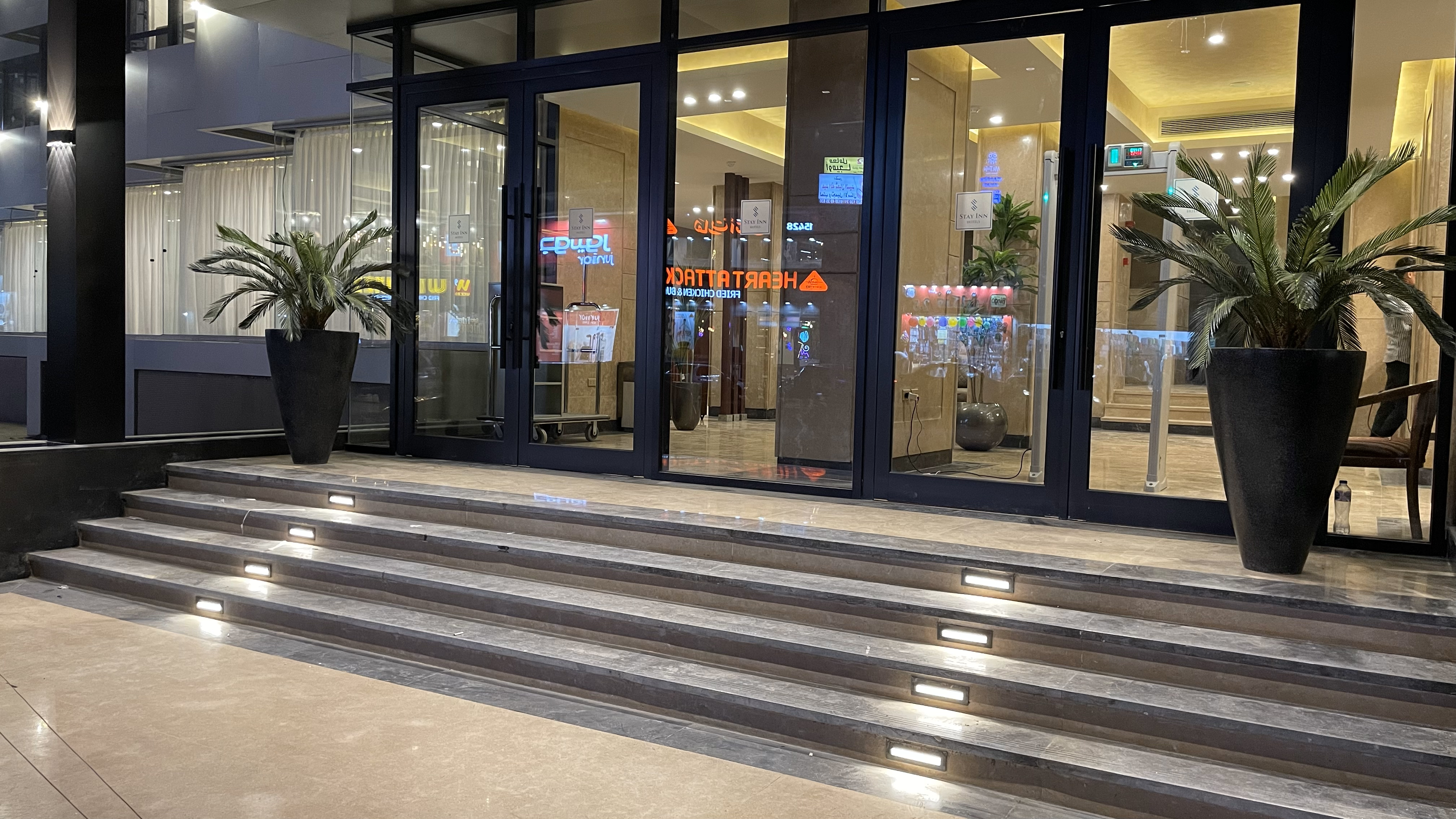 Lobby at Pyramids Plaza Hotel, CAIRO