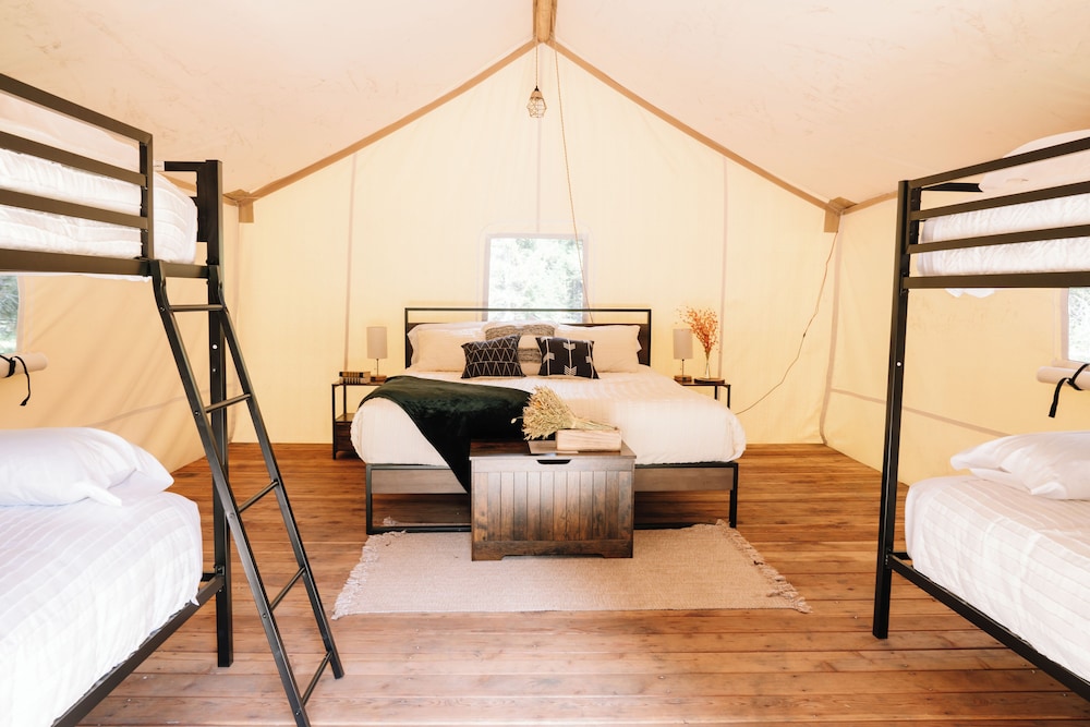Safari, Family, Tent, King Bed, 2 Bunk Beds, Single Bed