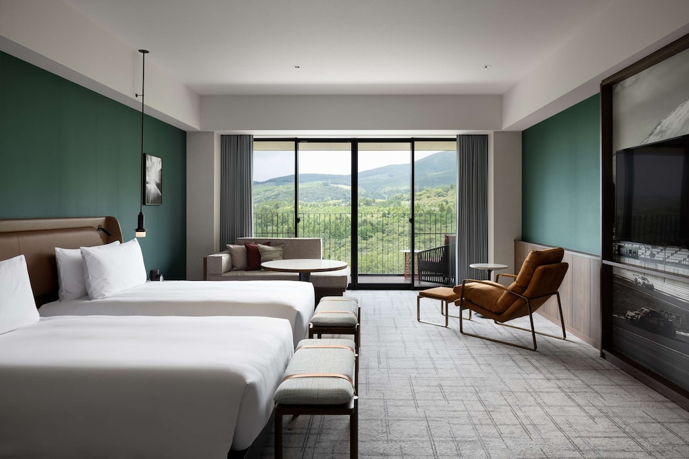 Deluxe, Twin Beds, Fountain View