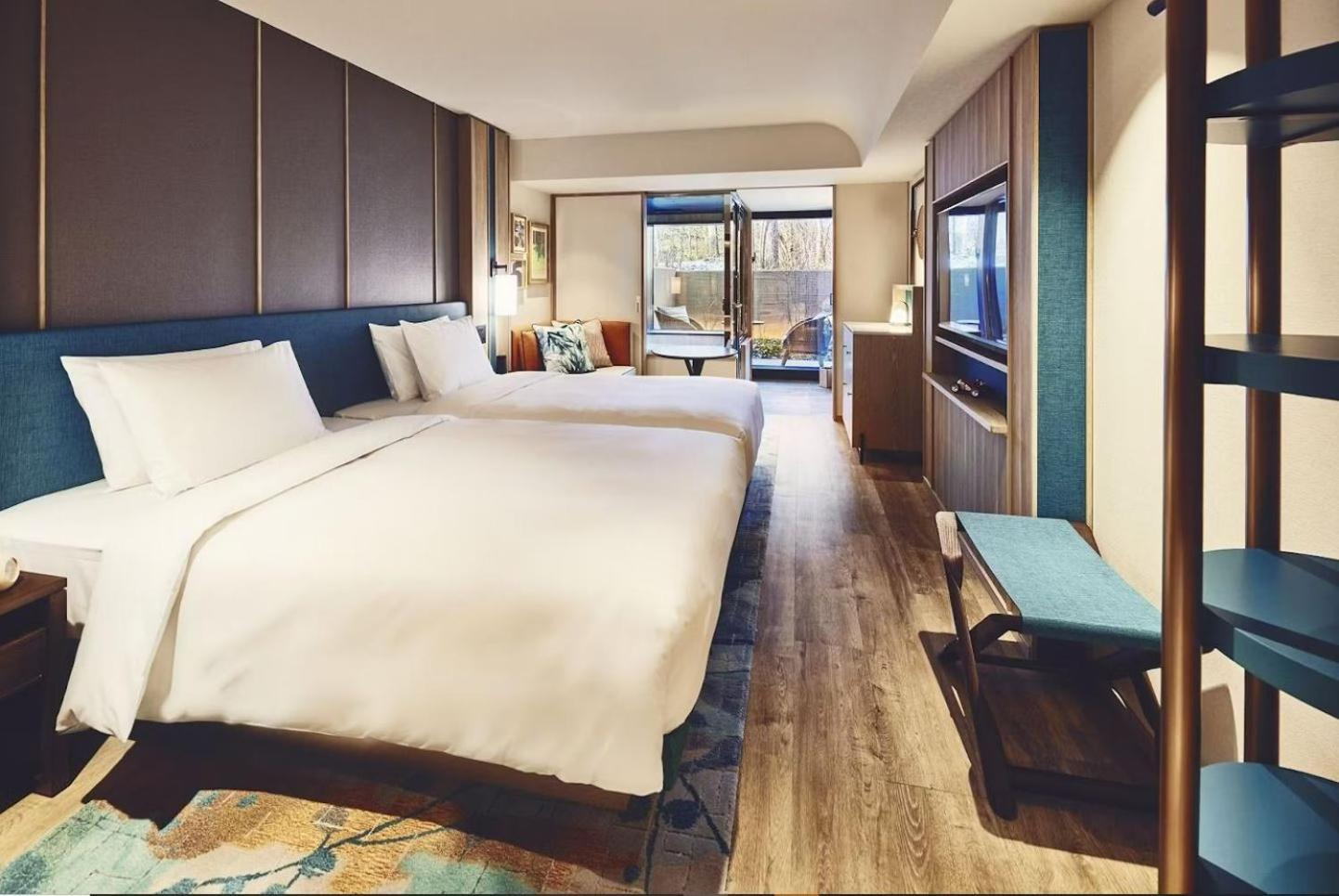 Standard, Twin Beds, Private Garden