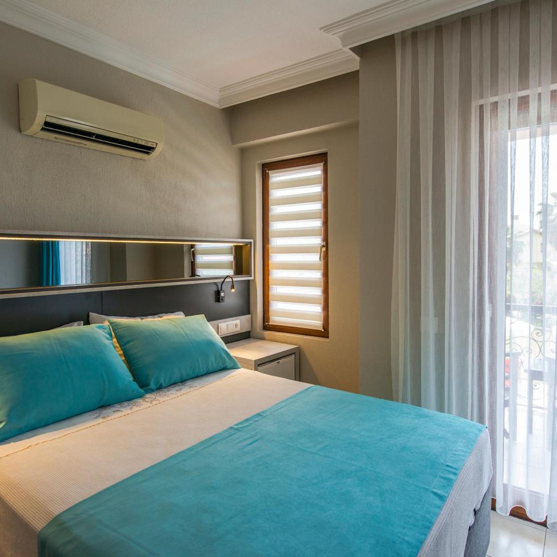 غرفة قياسية بسرير مزدوج أو سريرين منفصلين، Göcek Arion Hotel 5/10
