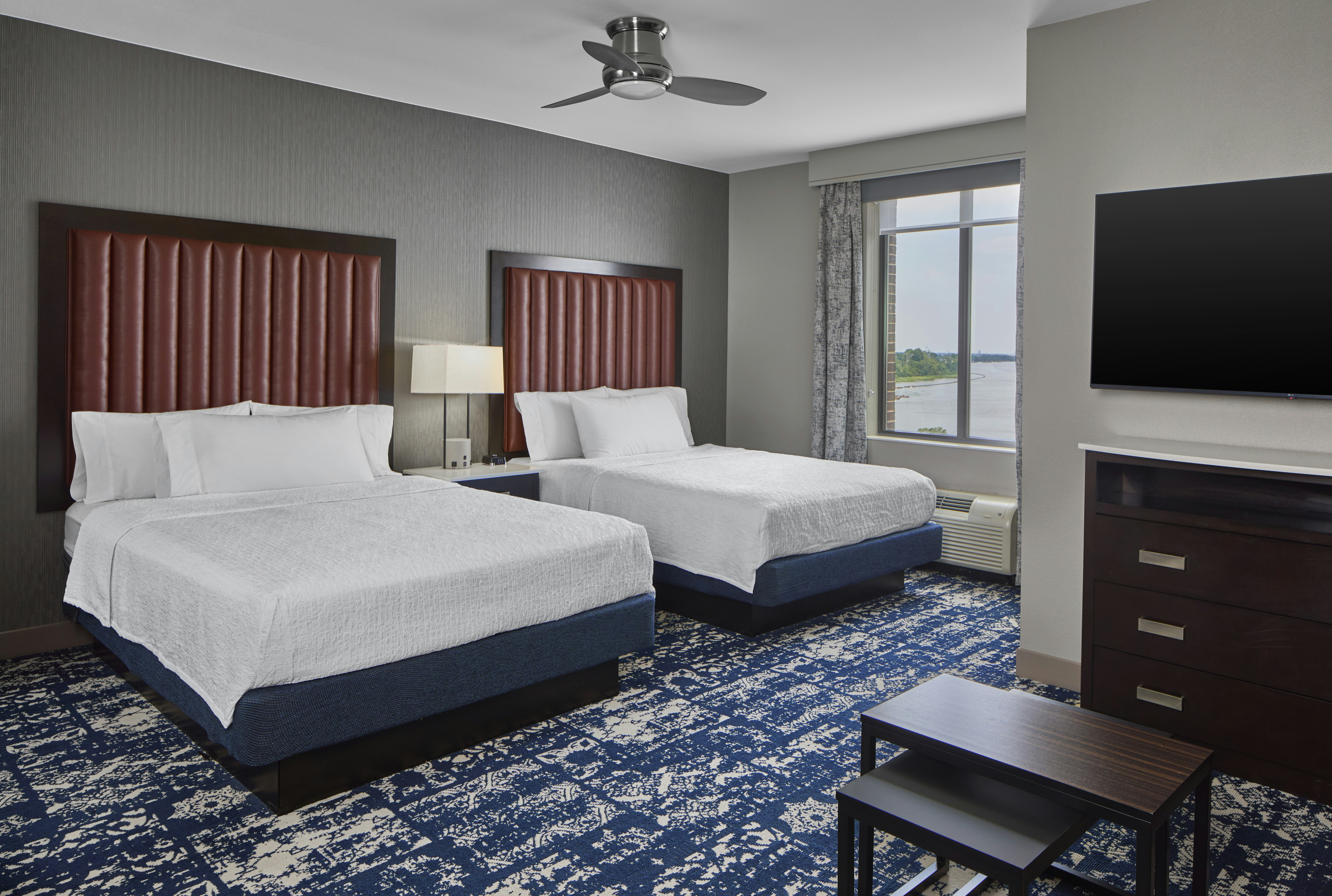 Studio, 2 Queen Beds, Courtyard View