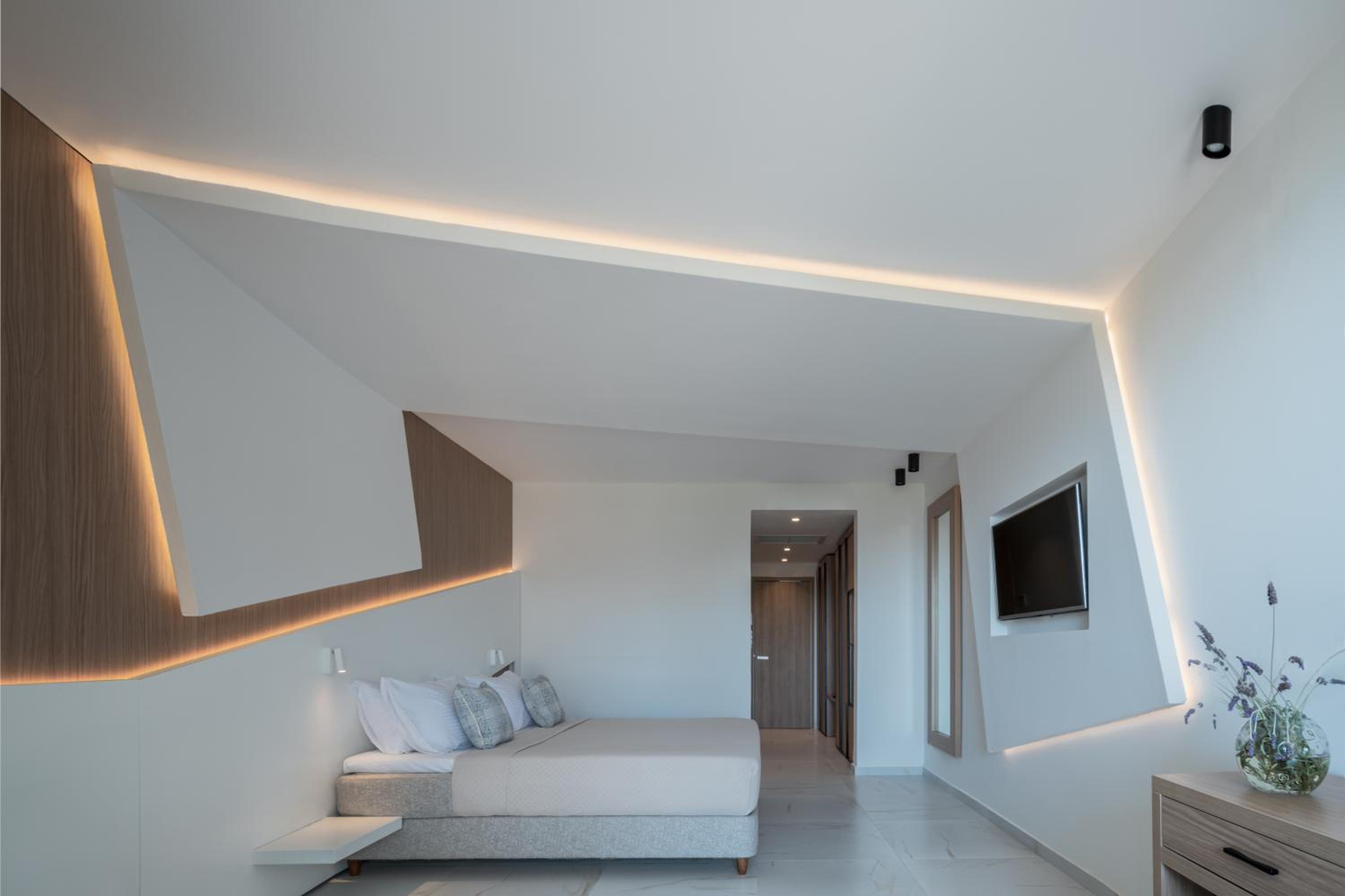 غرفة بسرير كينج بإطلالة على البحر، Kassandra Bay Resort, Suites and Spa 5/8