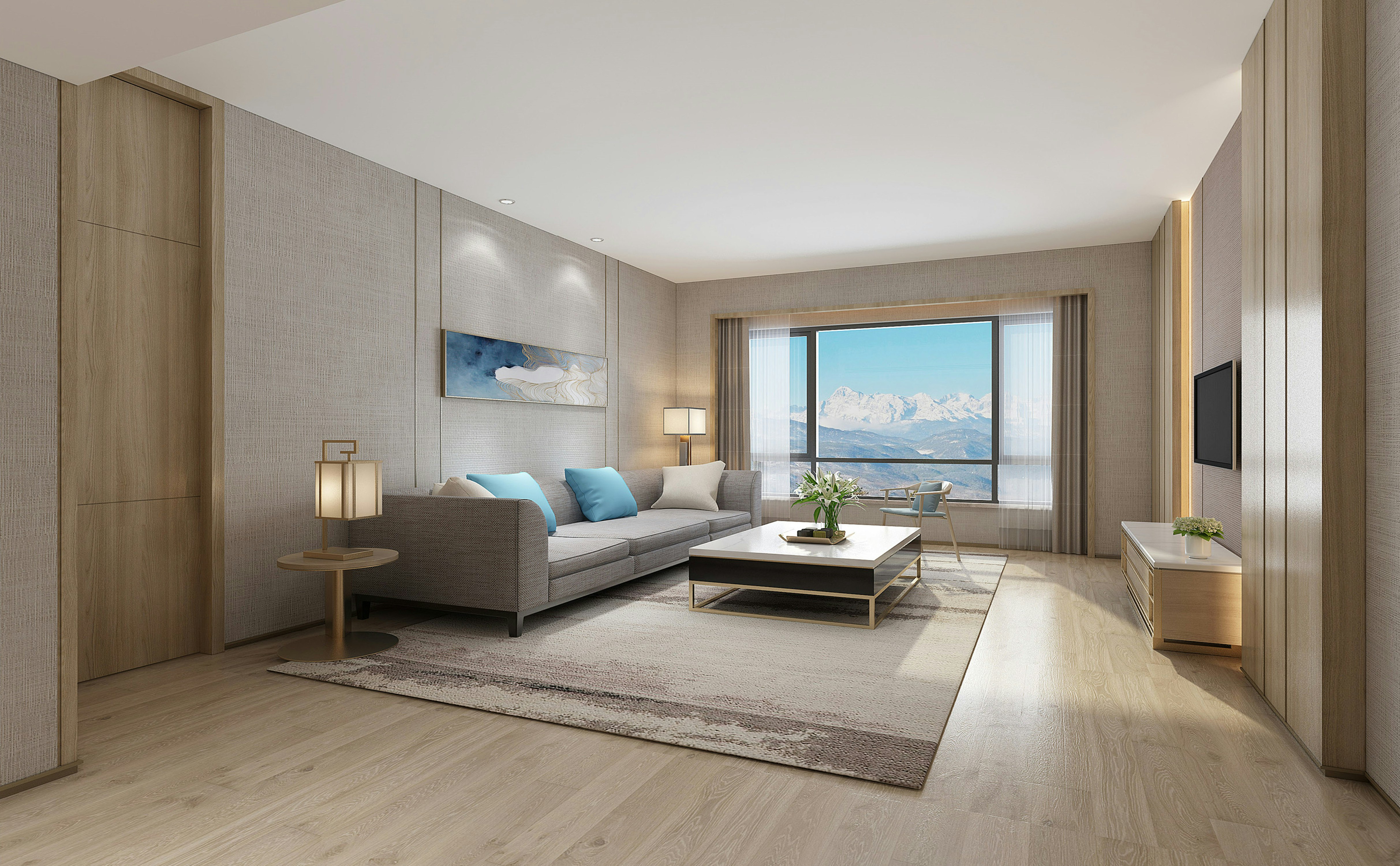 1 BEDROOM, DELUXE, SUITE, KING BED