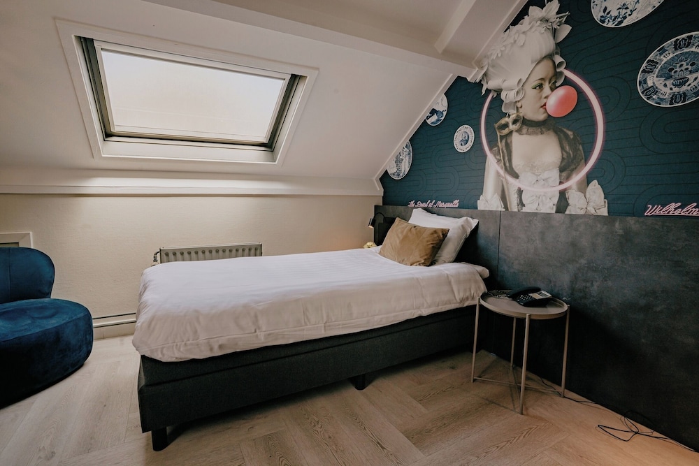 غرفة قياسية مفردة بسرير فردي، Hotel Heemskerk 3/9