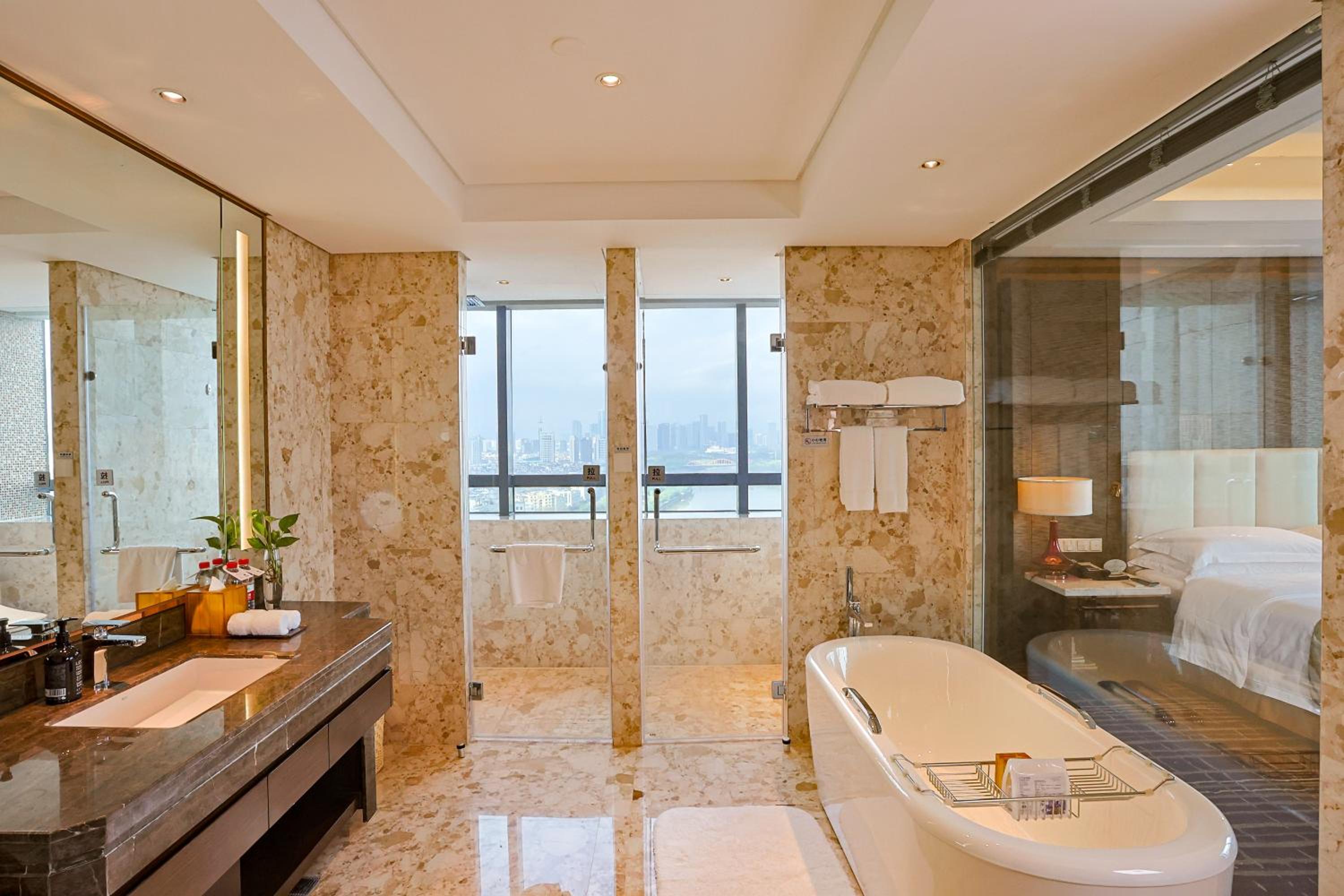 جناح تنفيذي بسرير كينج، Yiwu Shangcheng Hotel 7/7