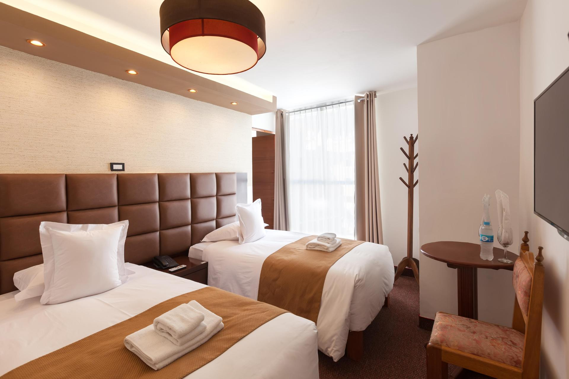 Standard, Twin Beds, Mountain View