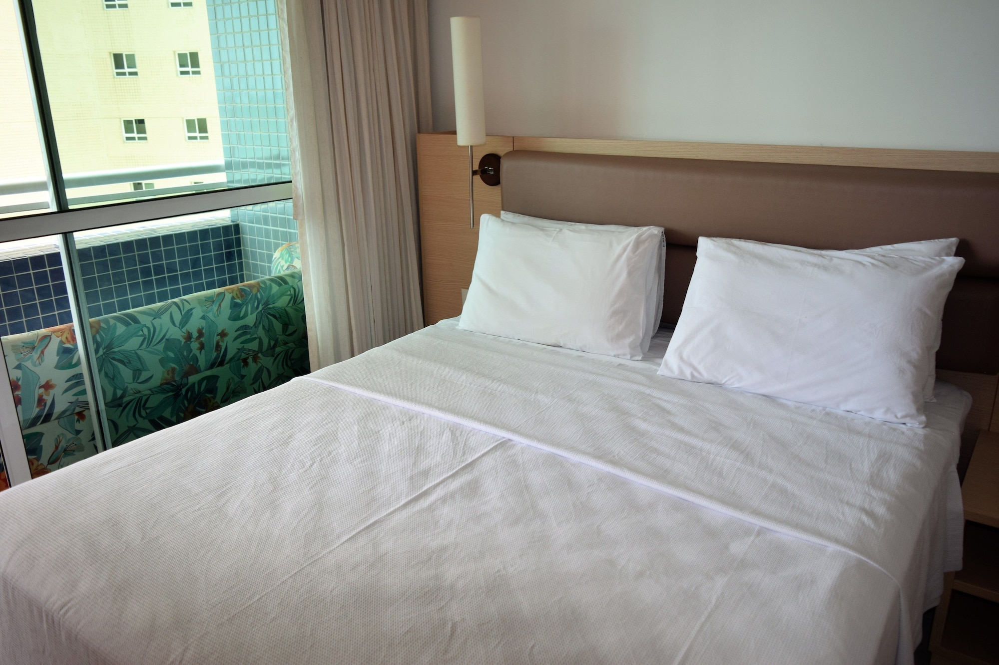 شقة بسرير مزدوج وسرير فردي بغرفتي نوم مع أريكة، Vip Beira Mar Residence 4/7