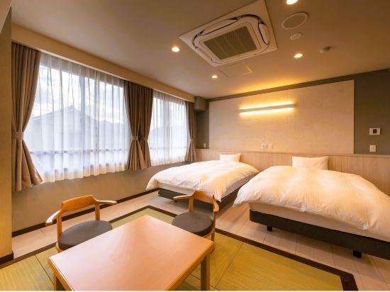 Semi Room, Japanese Western, 2 Semi Double Beds, Bathtub