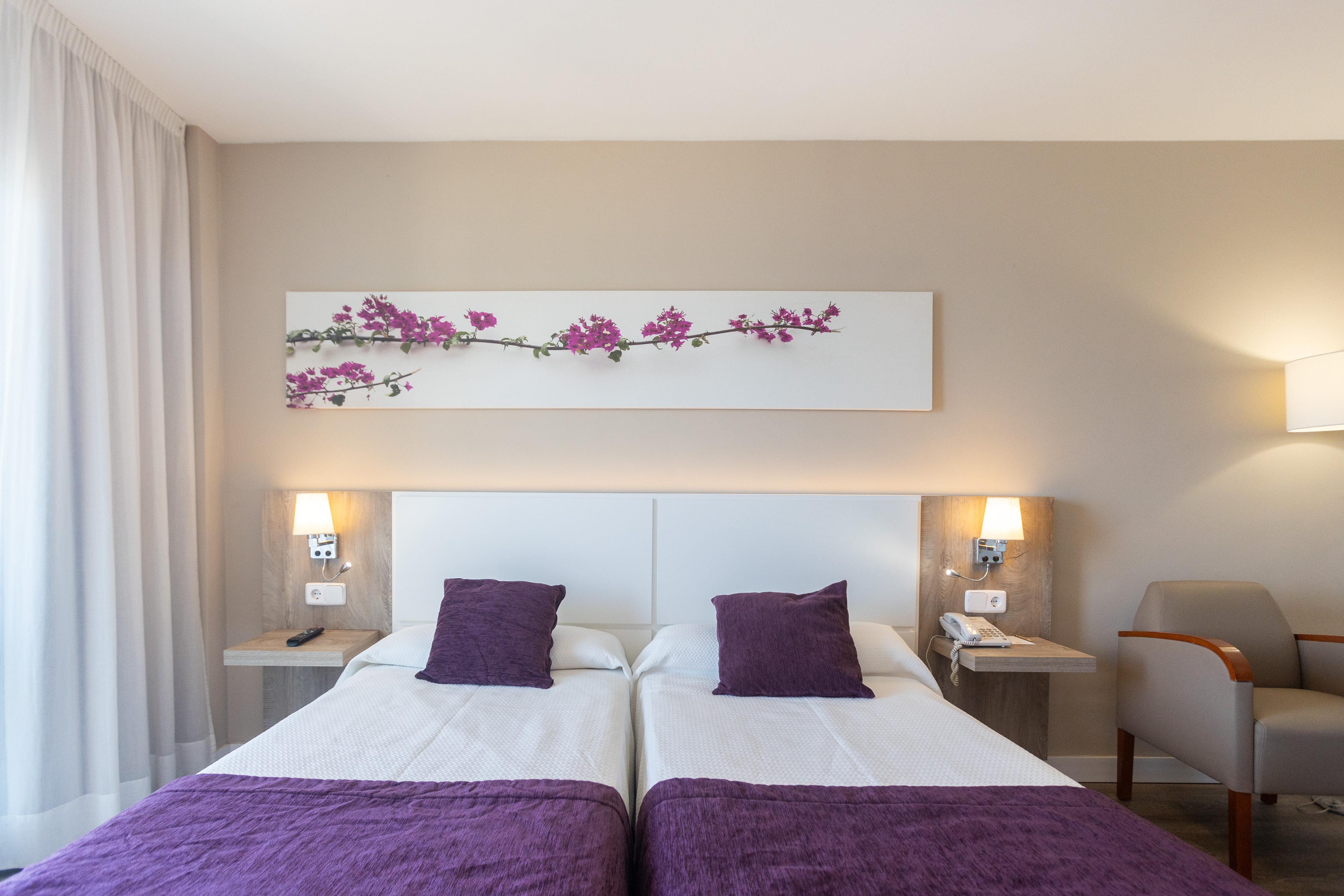 Room, Double Bed, Street View, Balcony