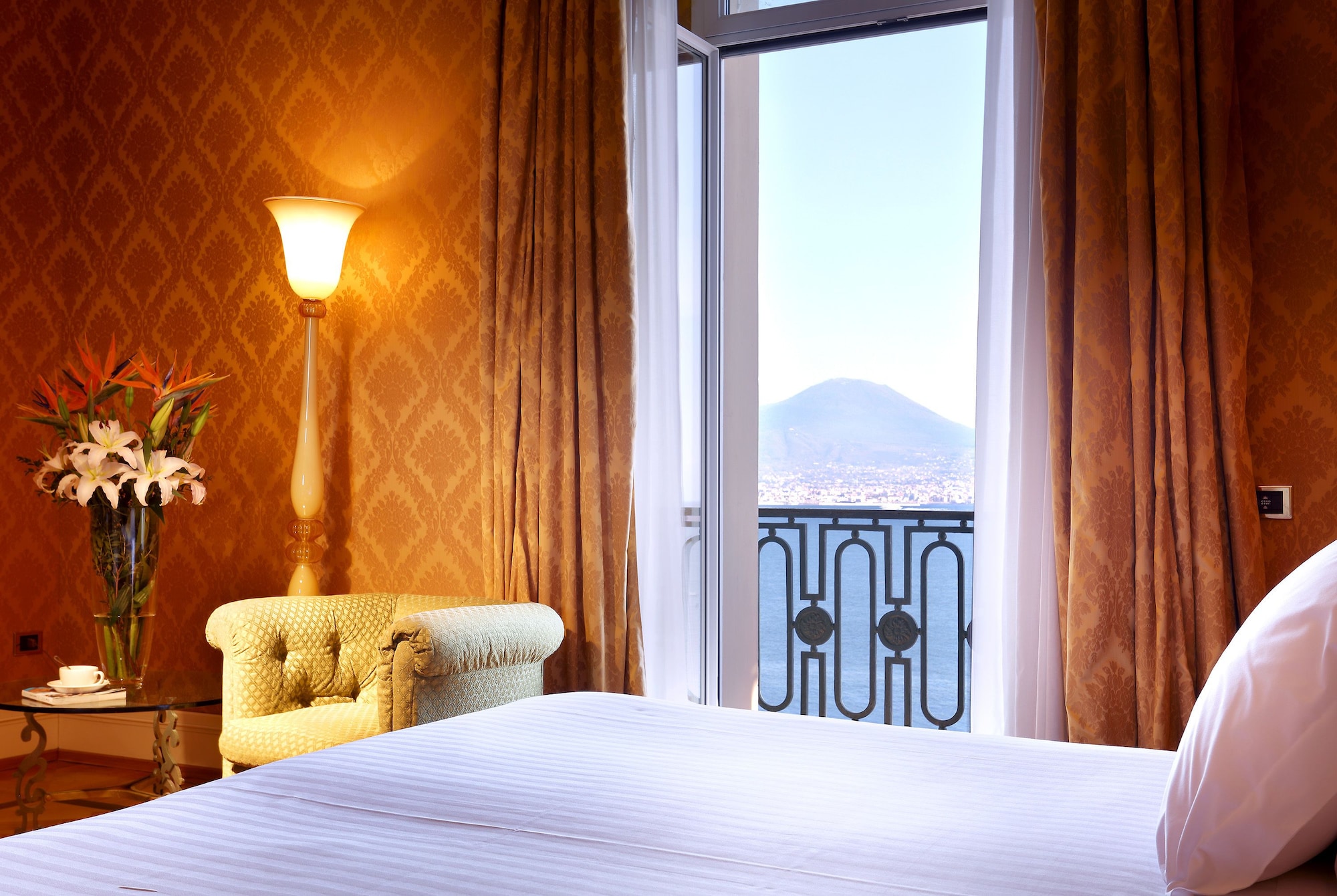 غرفة ديلوكس بسرير مزدوج بإطلالة على البحر، Eurostars Hotel Excelsior 9/10