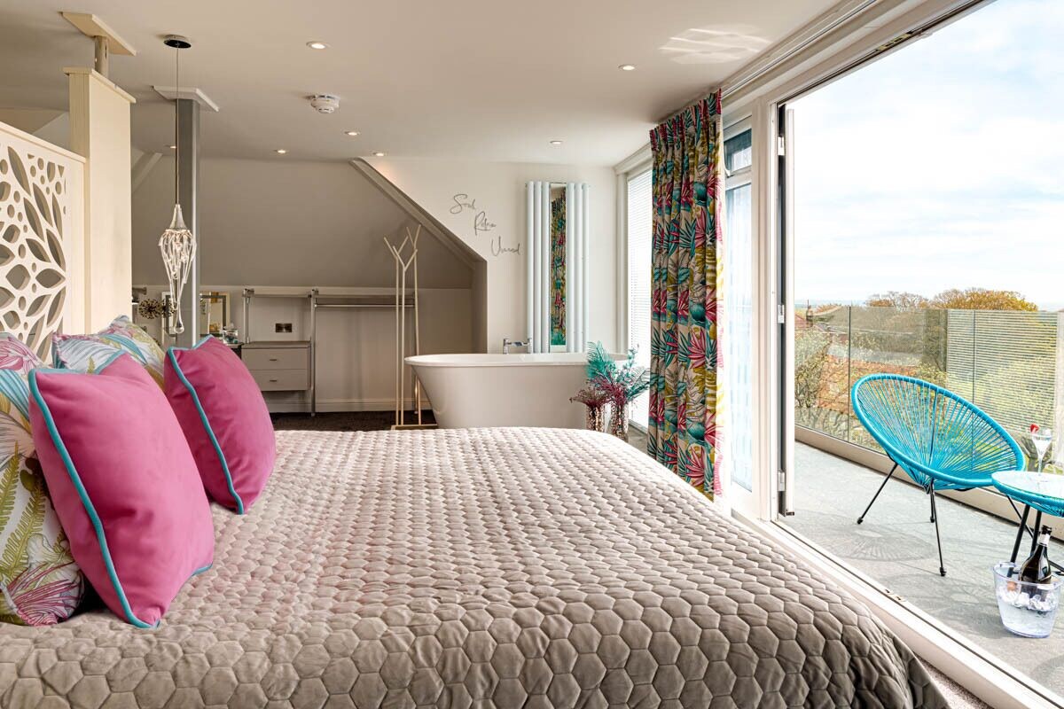 Superior, Penthouse, Suite, King Bed, Balcony